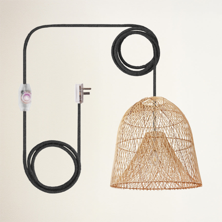 Santa Barbara Rattan Pendant Light