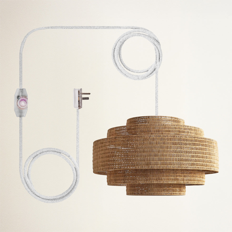 Starry Rattan Pendant Light