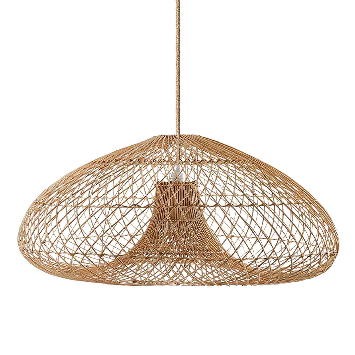 abyssal rattan pendant light