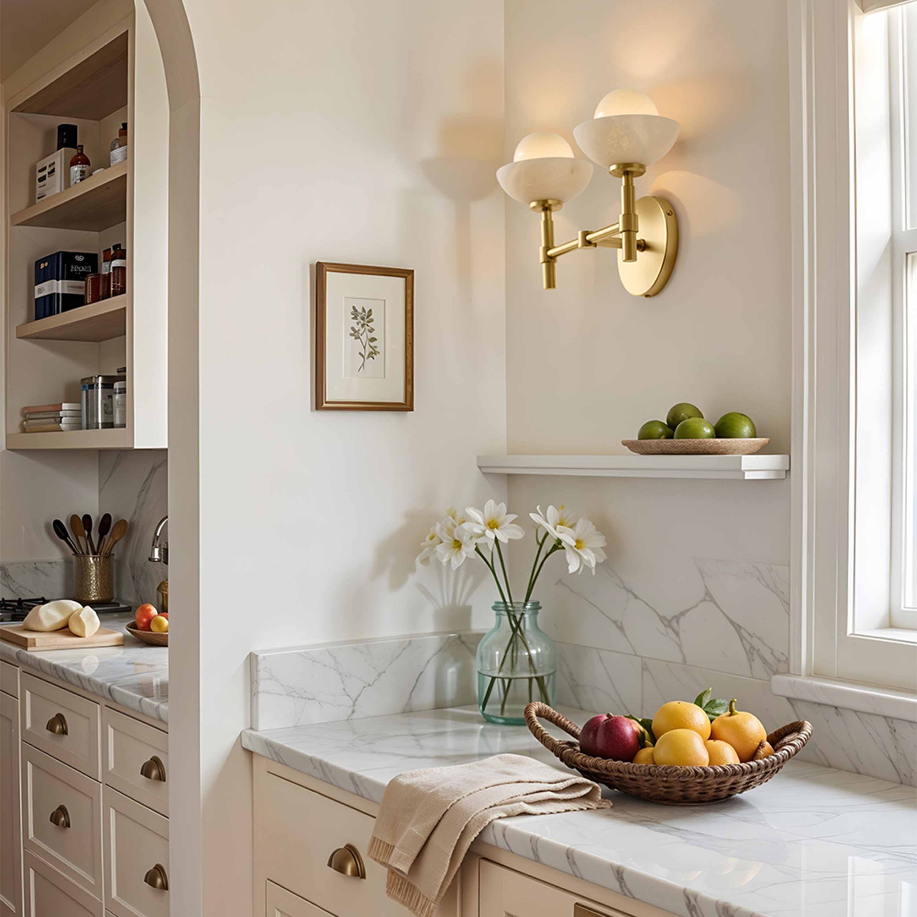 Ariel Double Armed Sconce