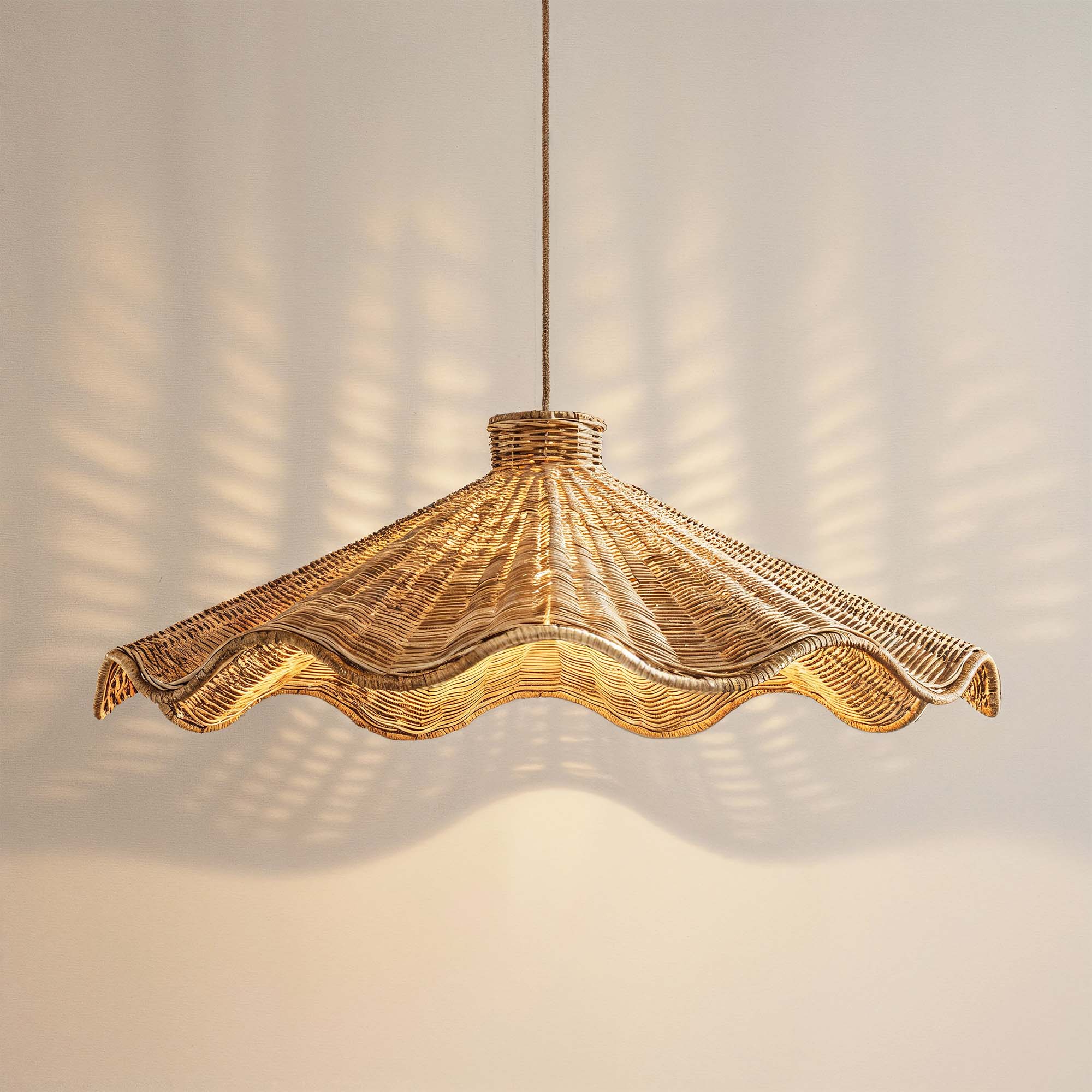 Ariel Rattan Pendant Light