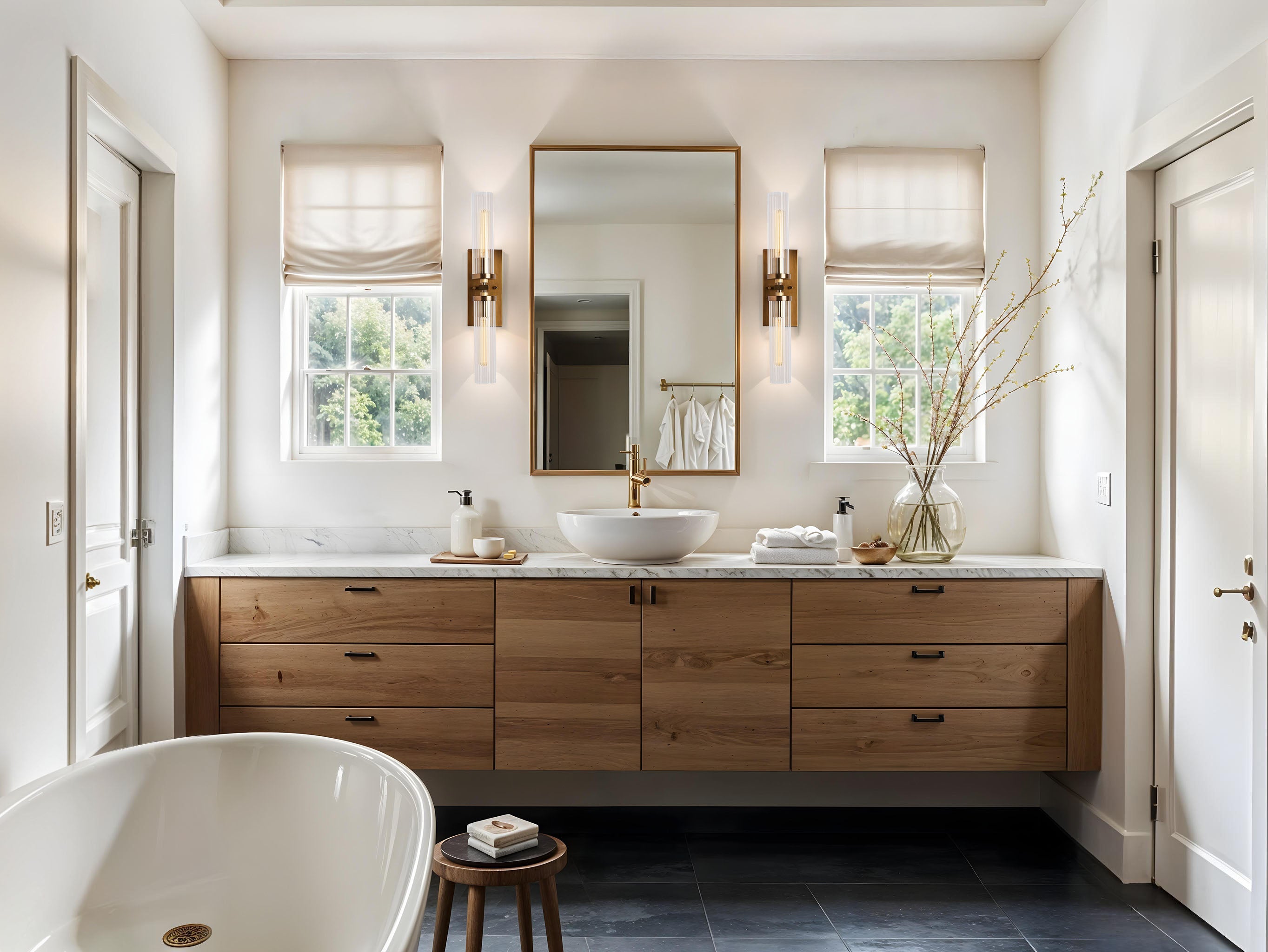 Rowabi 2-Light Wall Sconce