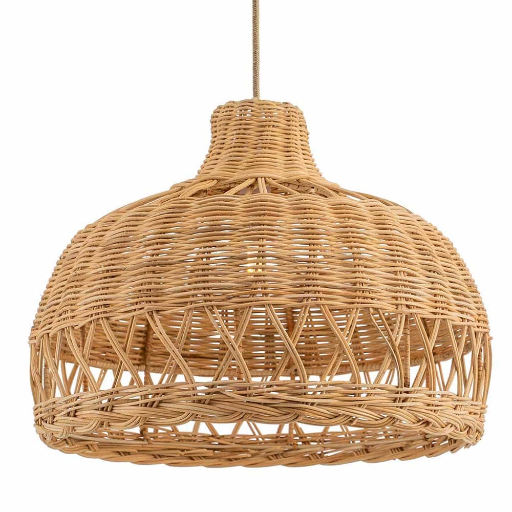 bureau rattan pendant light