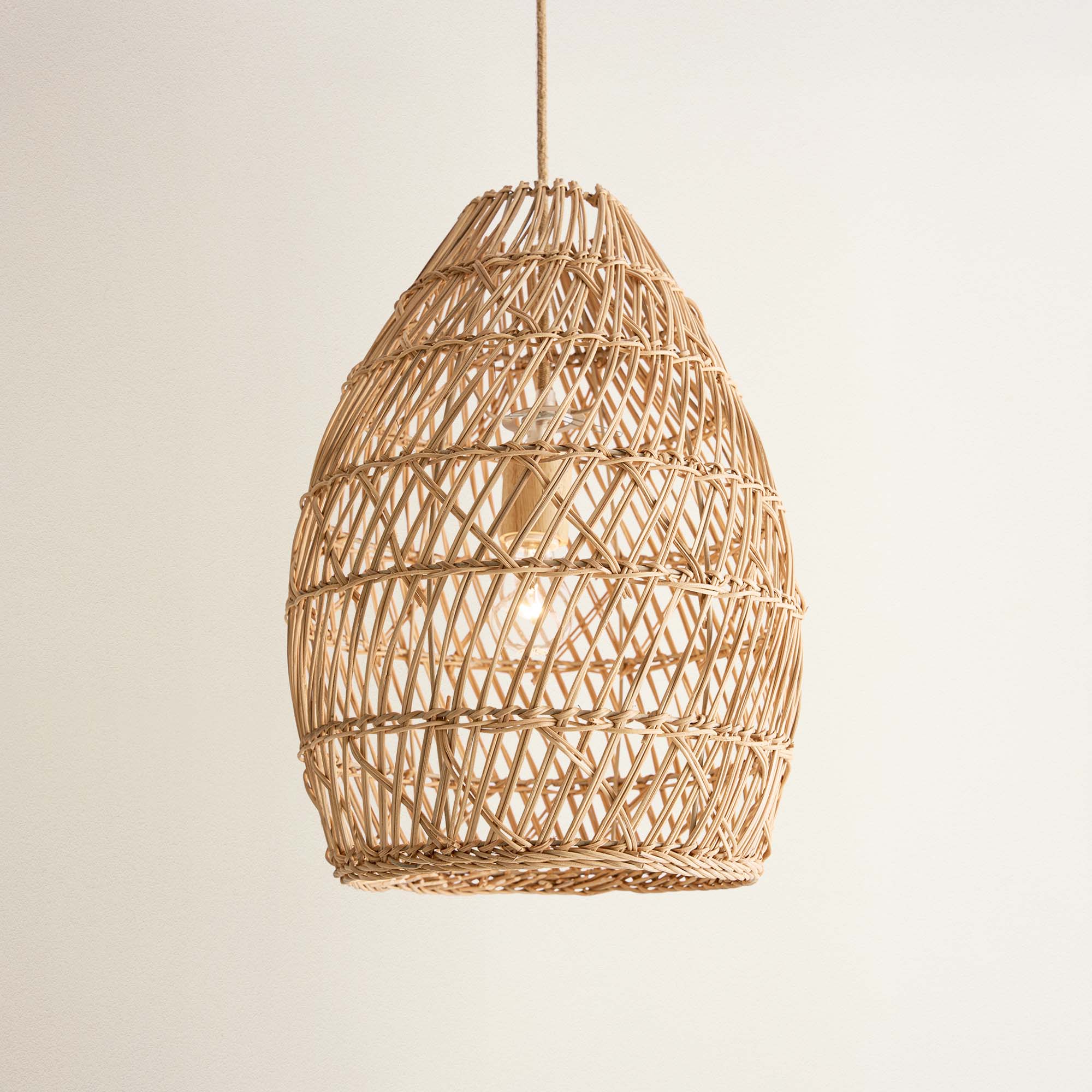 Outdoor Callie Rattan Pendant Light