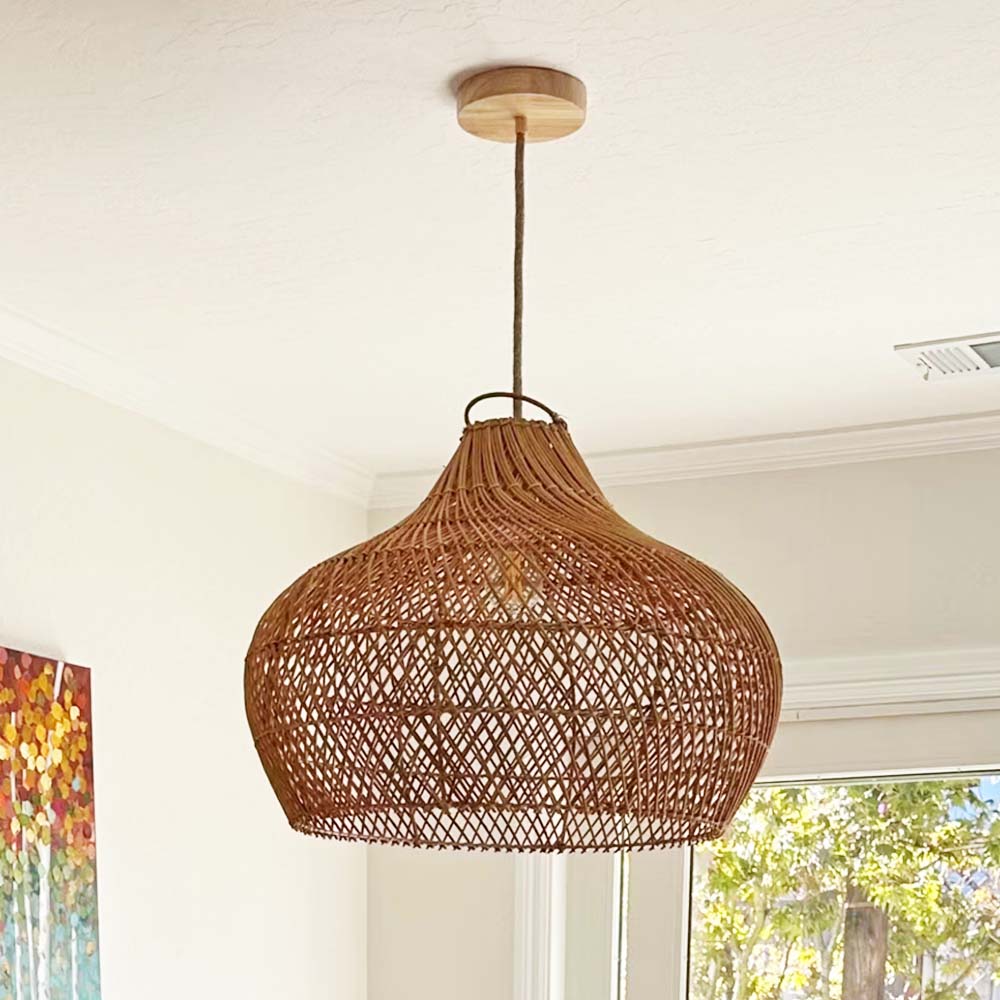 customer review kloe rattan pendant
