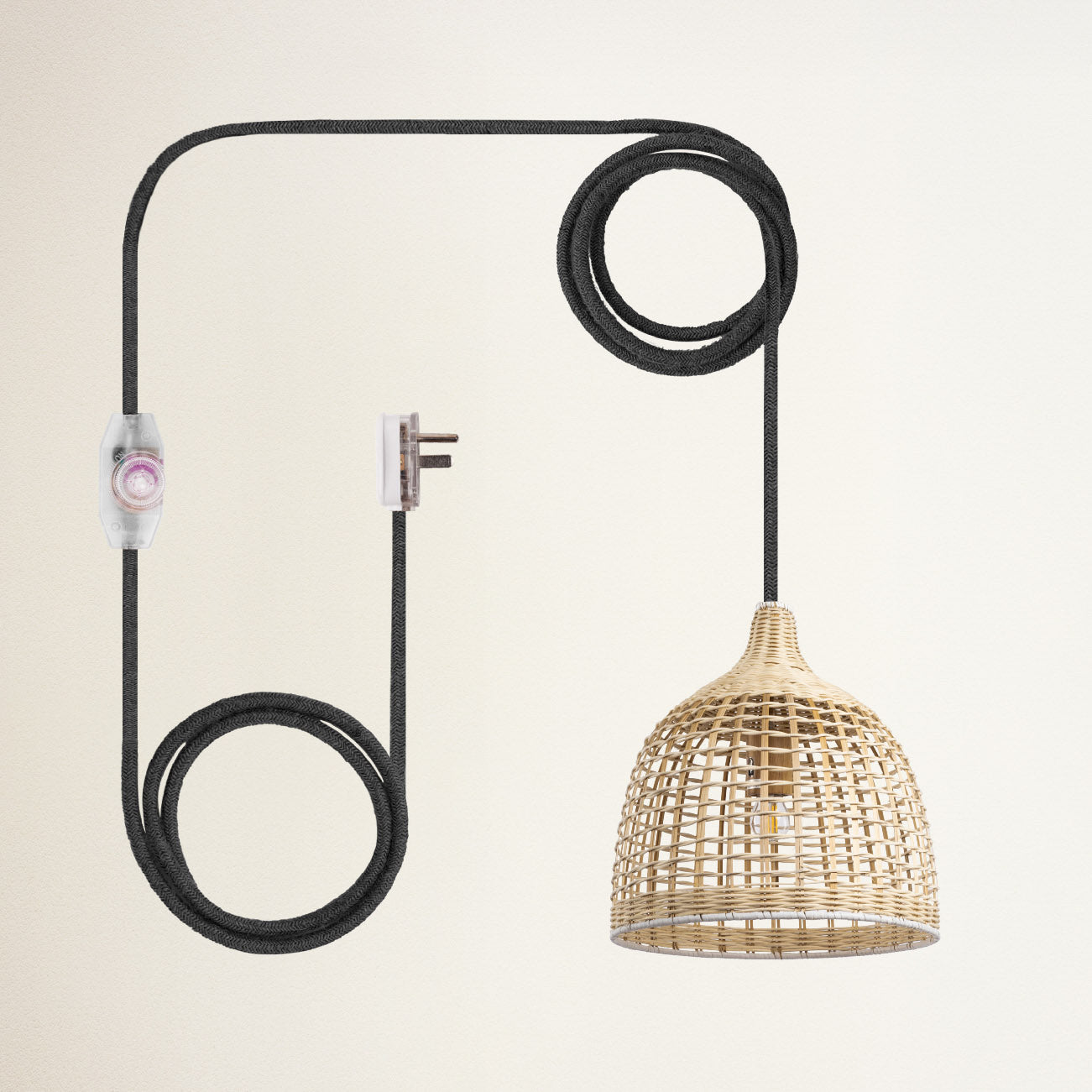 Ellie Rattan Pendant Light