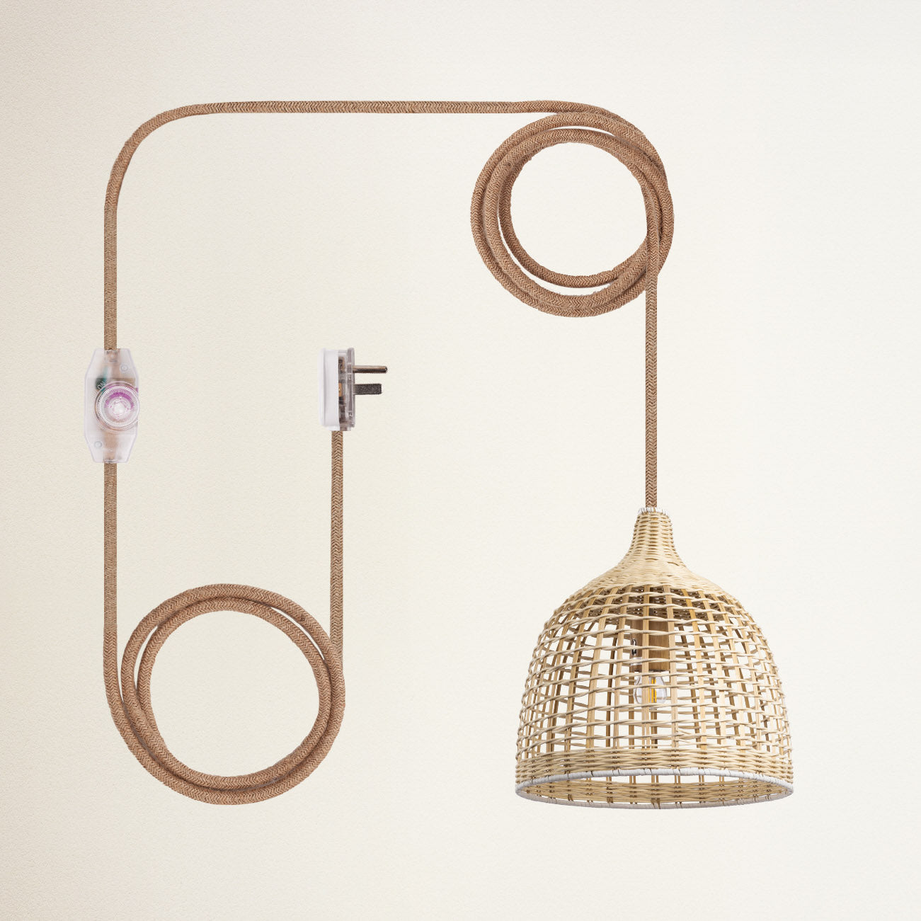 Ellie Rattan Pendant Light