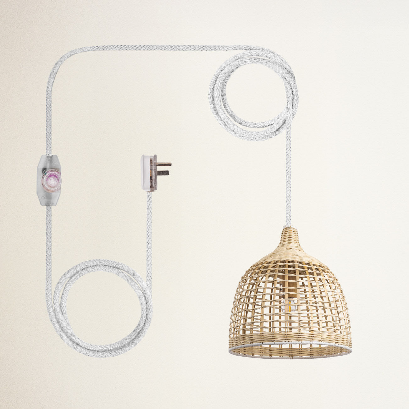 Ellie Rattan Pendant Light