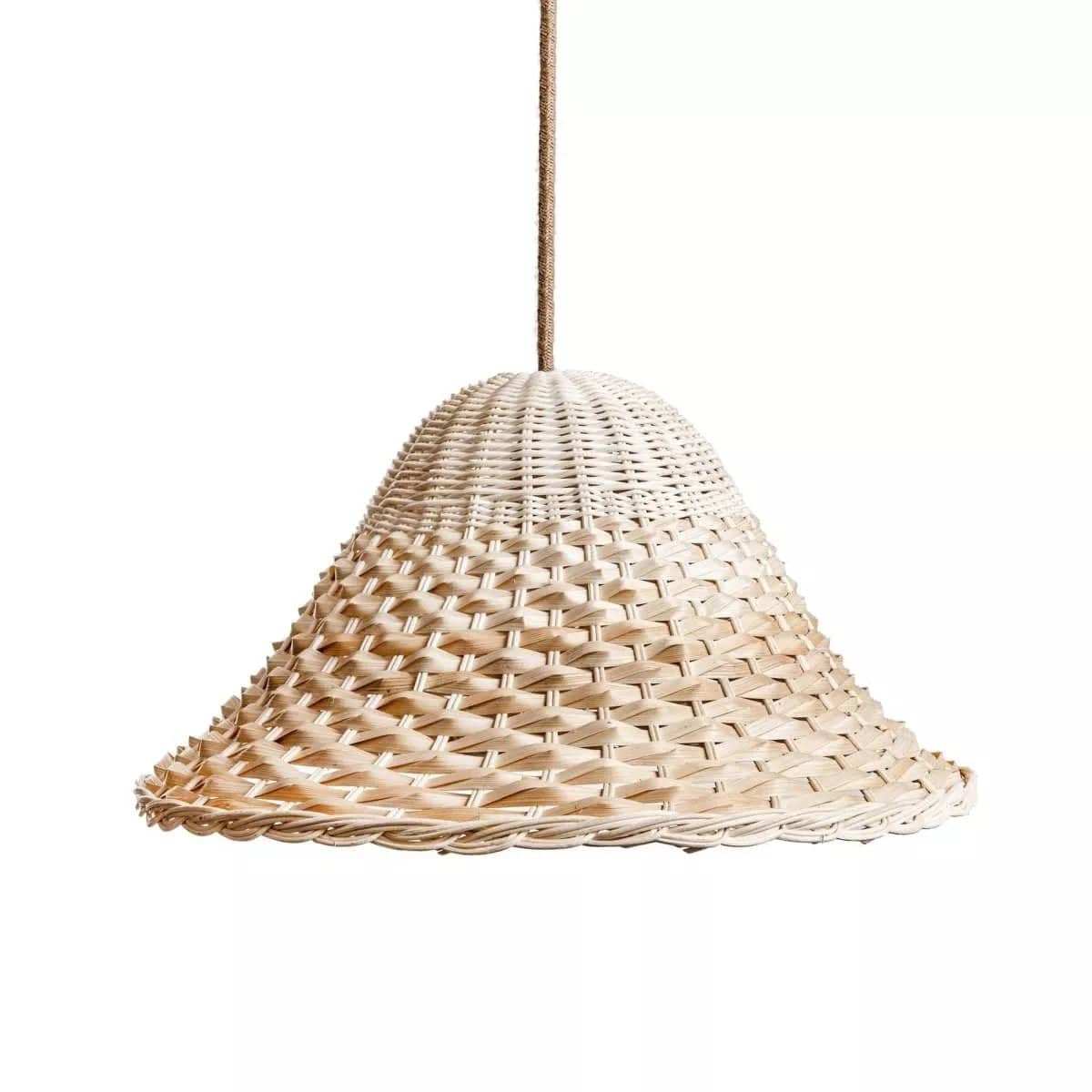 farrow rattan pendant light