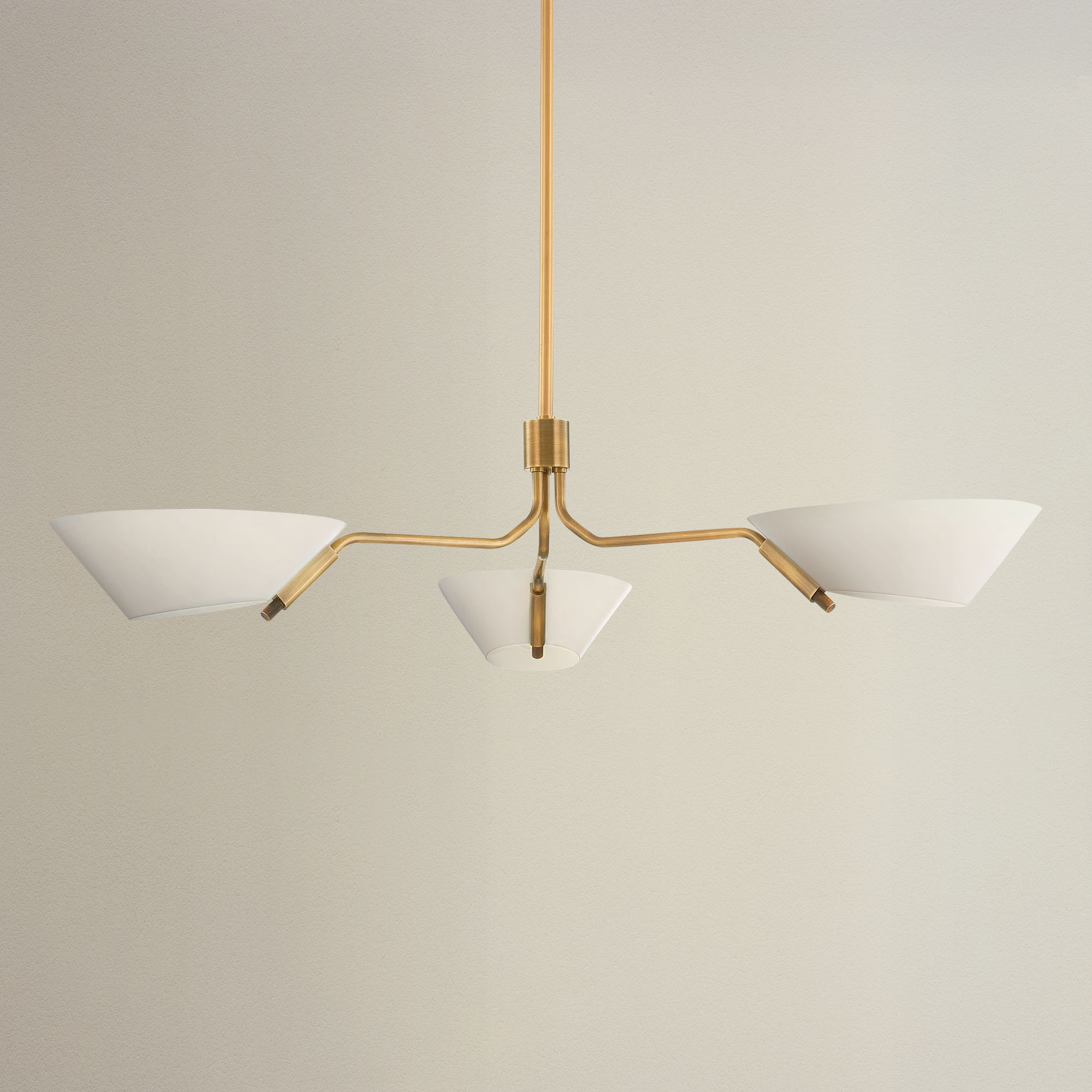 Fractal Gold Pendant Light