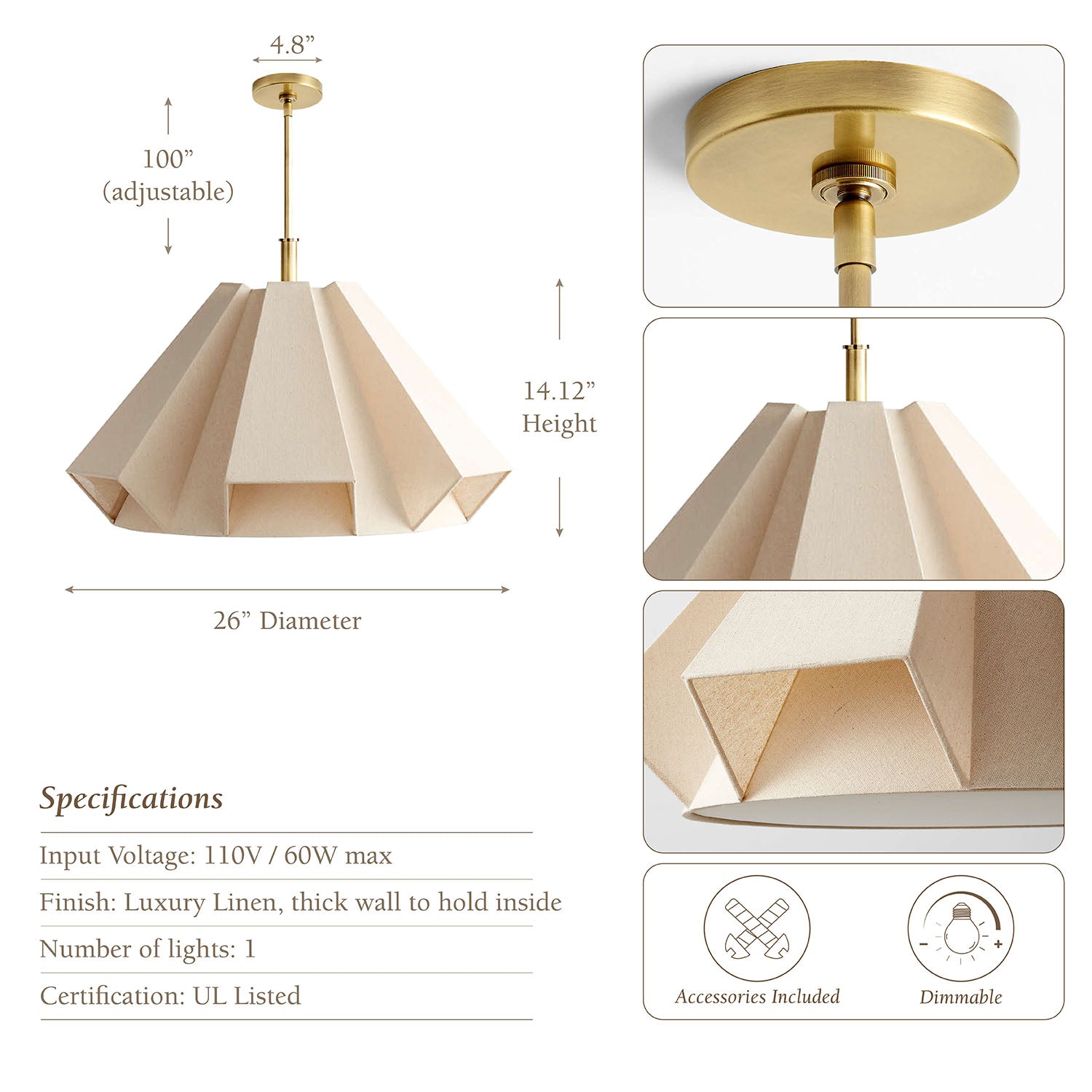 GeoGem Pendant Light