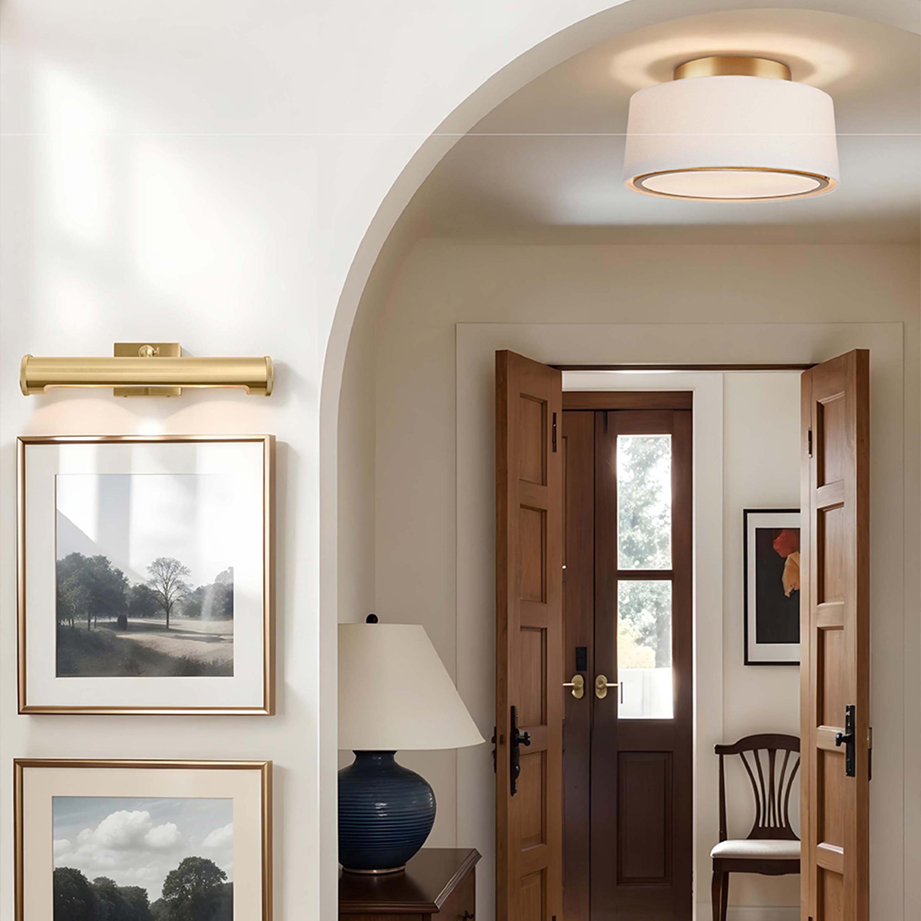 haven rome entryway flush sconces