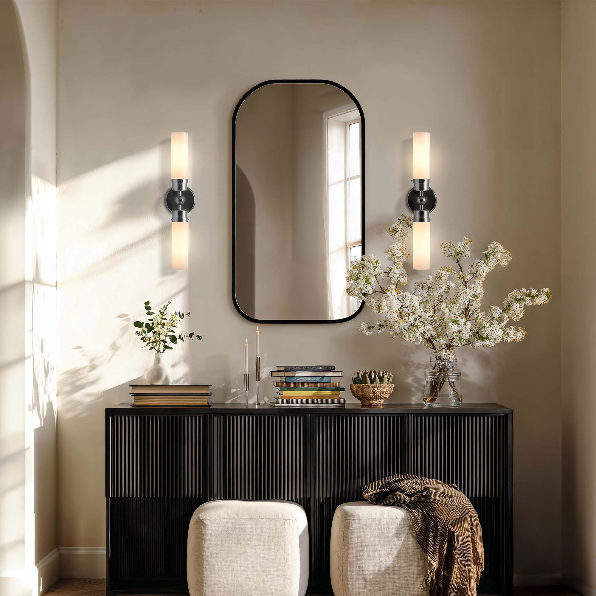 Howard Double Black Wall Sconce