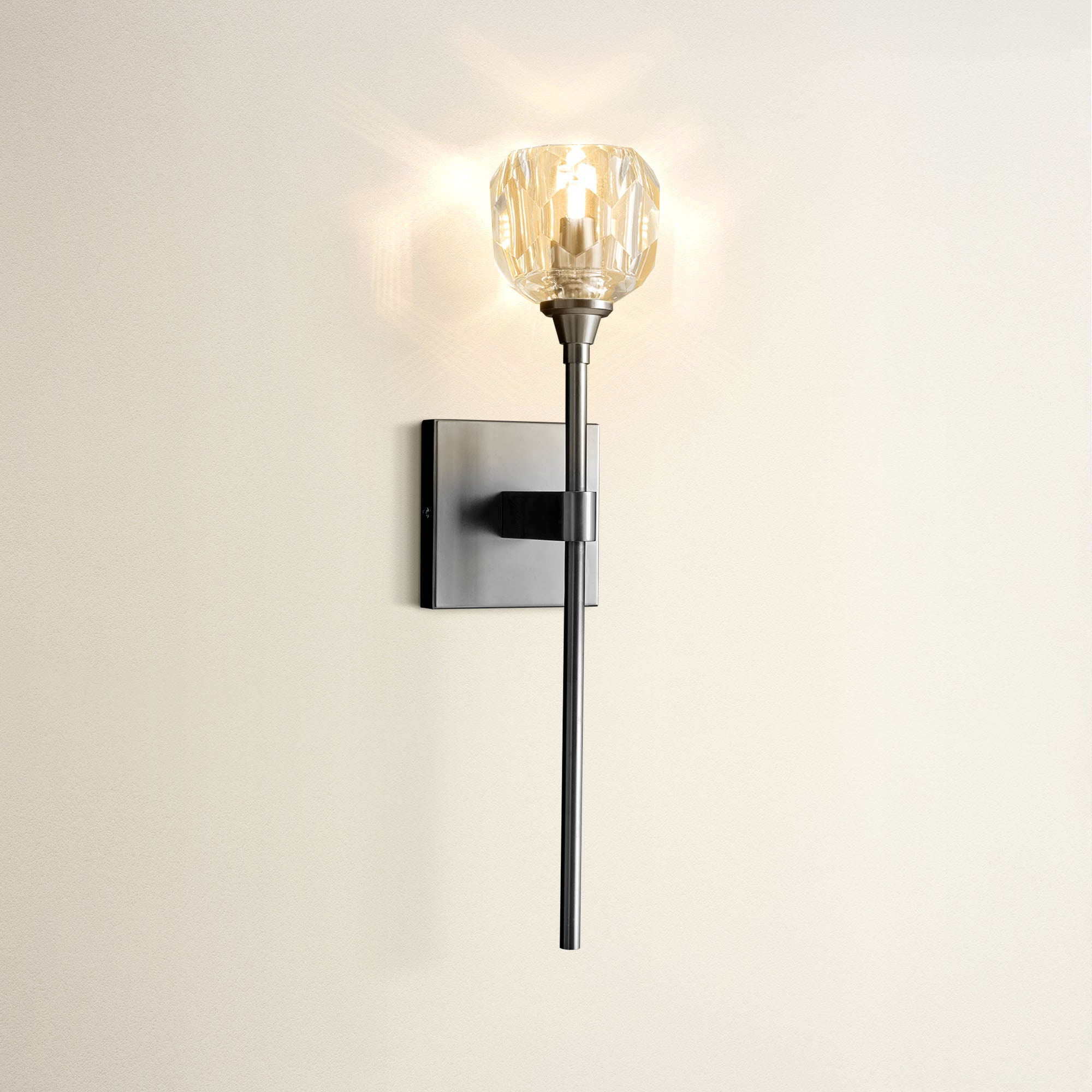 Jade Armed Black Wall Sconce