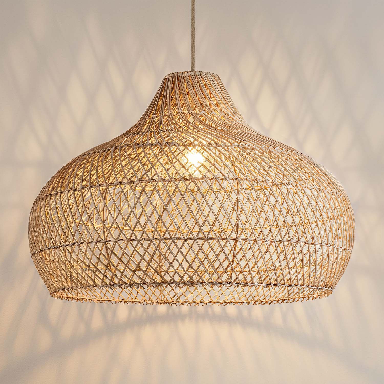 Kloe Rattan Pendant Light