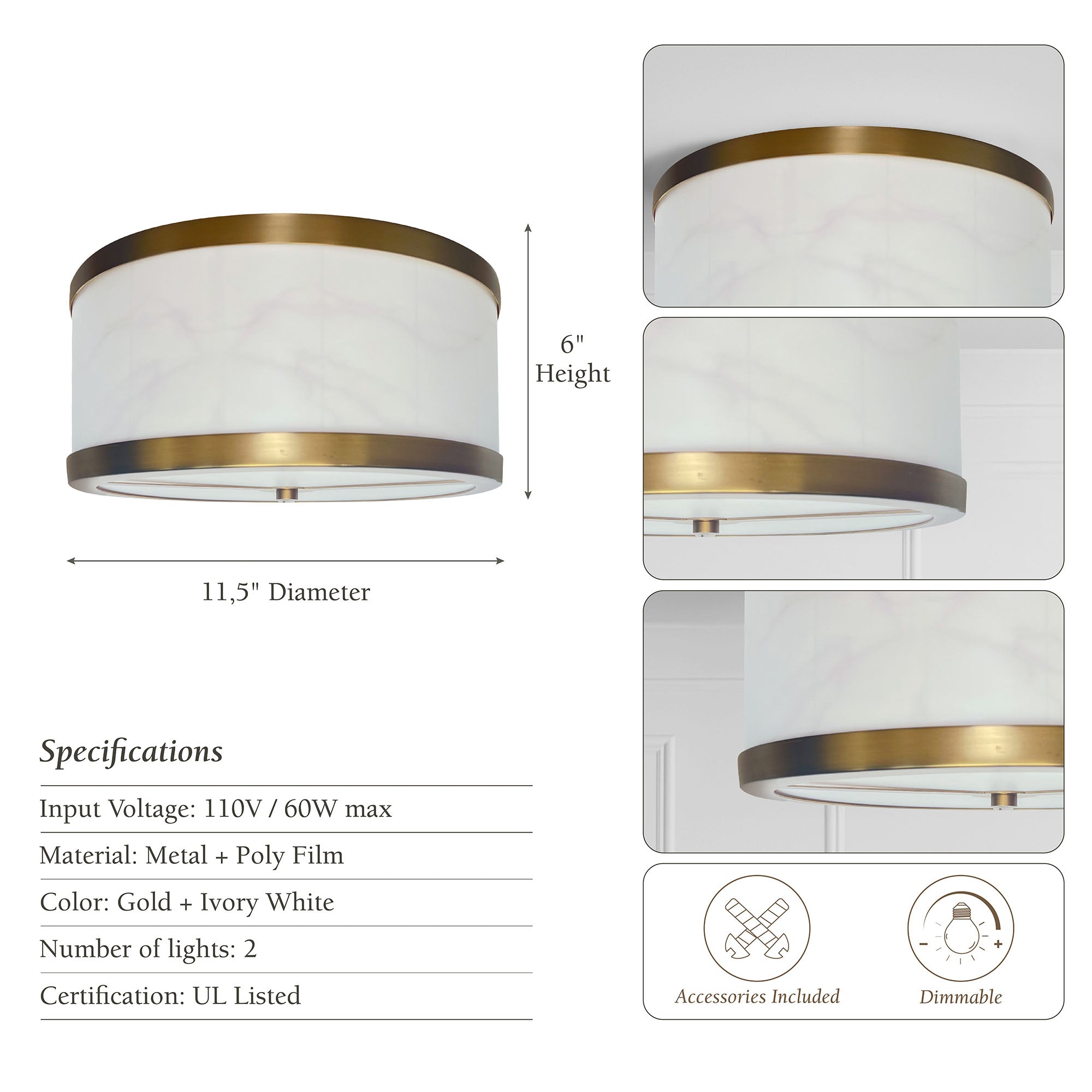 Lucerne Flush Mount