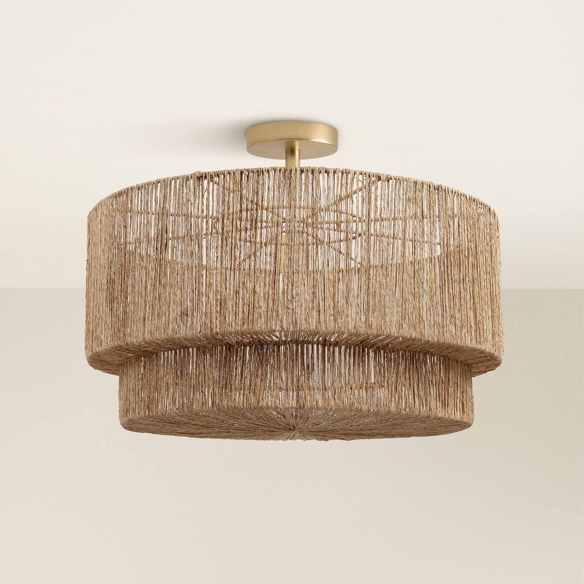 Luminous Lace Flush Mount Light