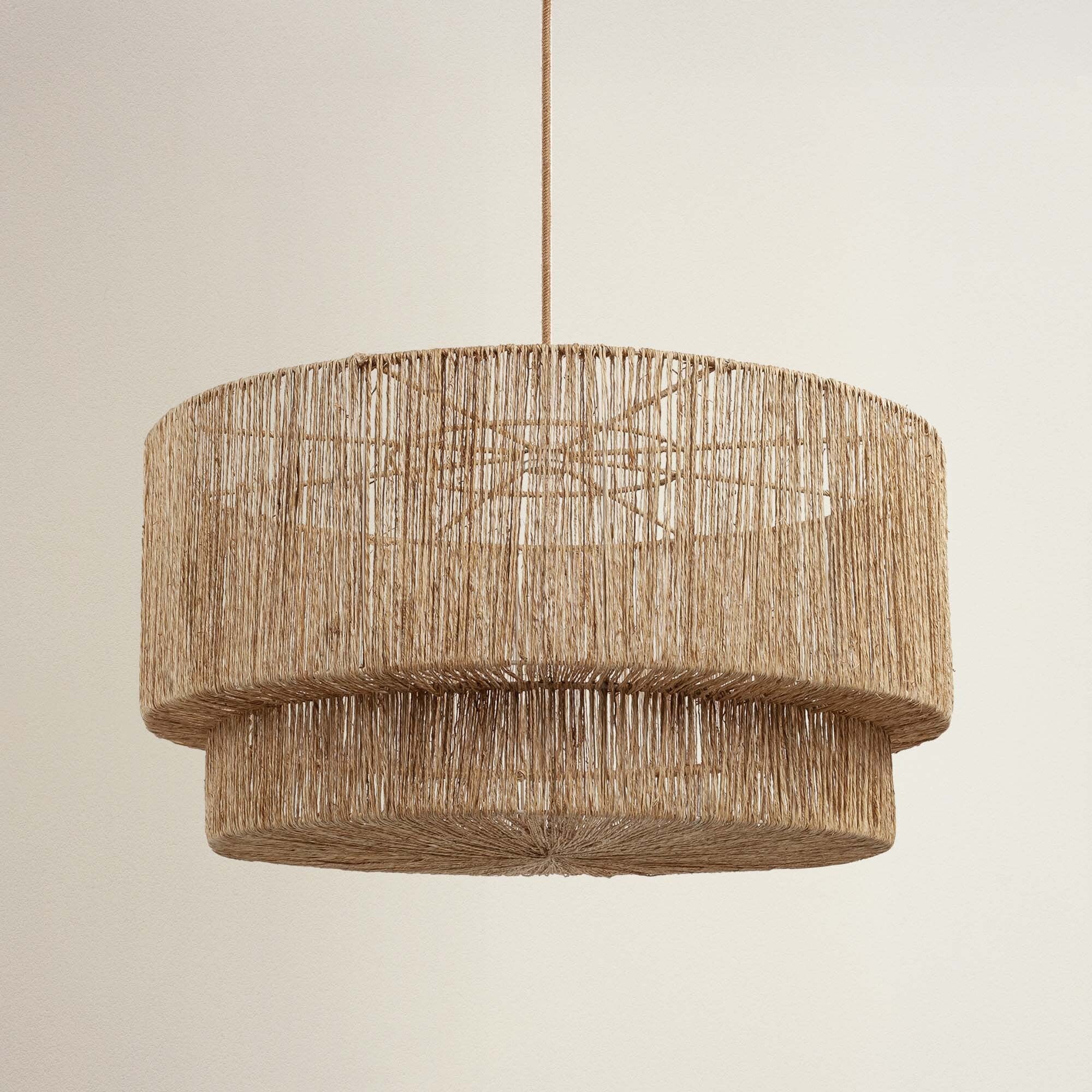Luminous Rattan Pendant Light