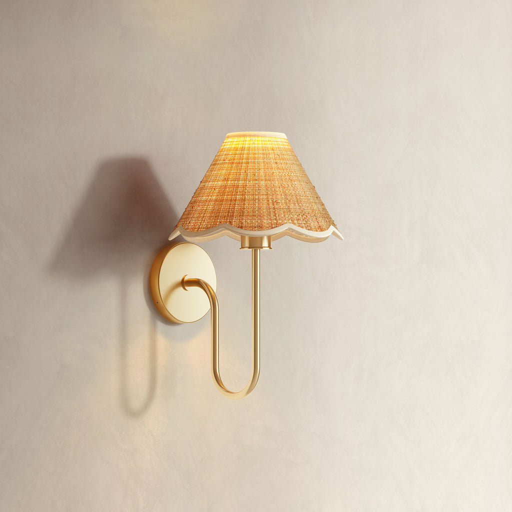Lyra Clamp Cone Wall Light Sconce