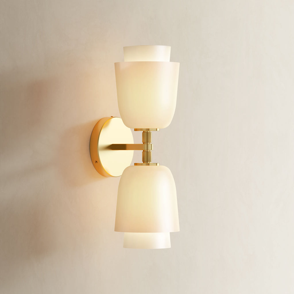 Maeve Dual Bell Sconce
