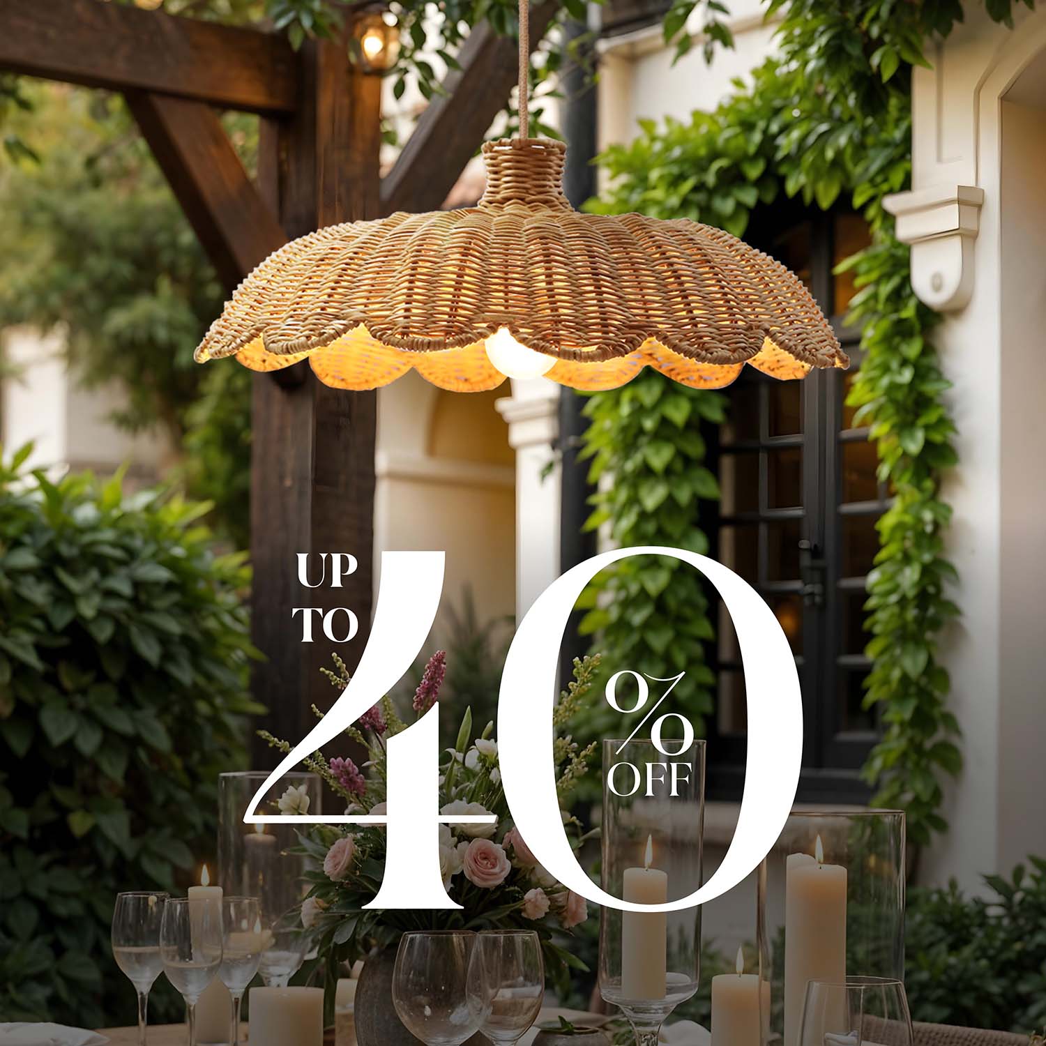RATTAN PENDANT LIGHTS