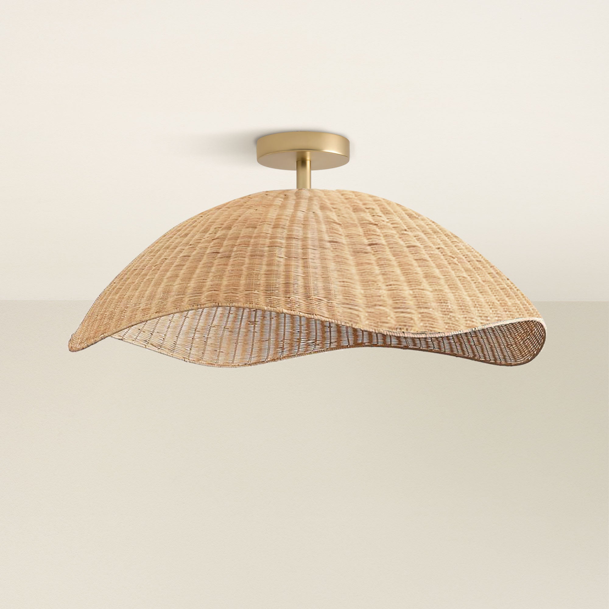 Nana Vermiculate Flush Mount Light