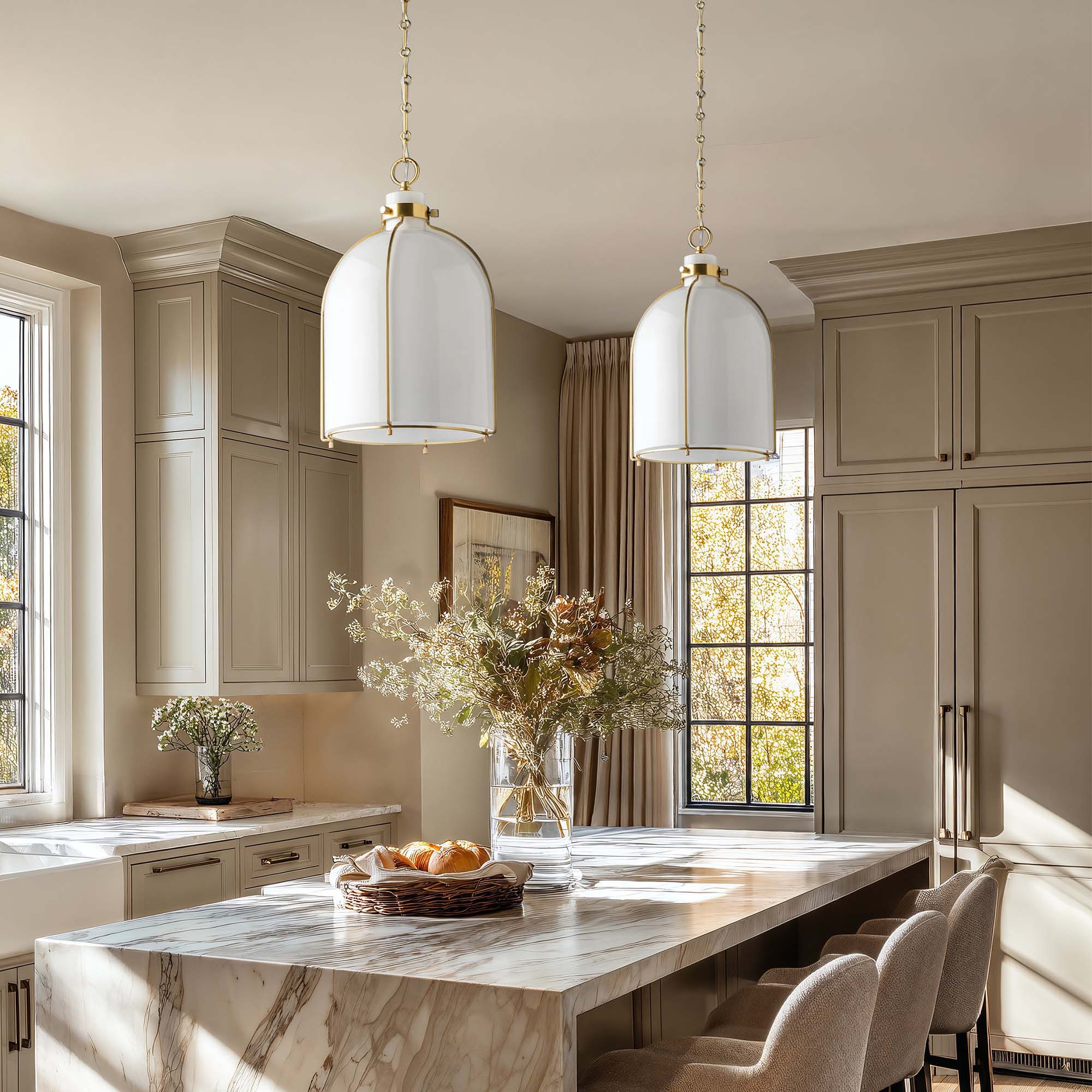 Nestia White Pendant Light