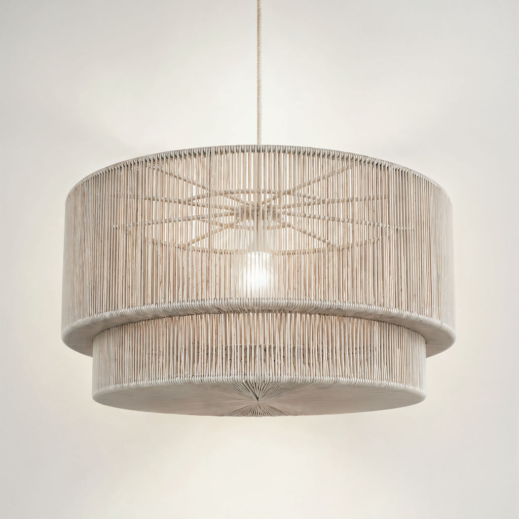 Outdoor Luminous Rattan Pendant Light