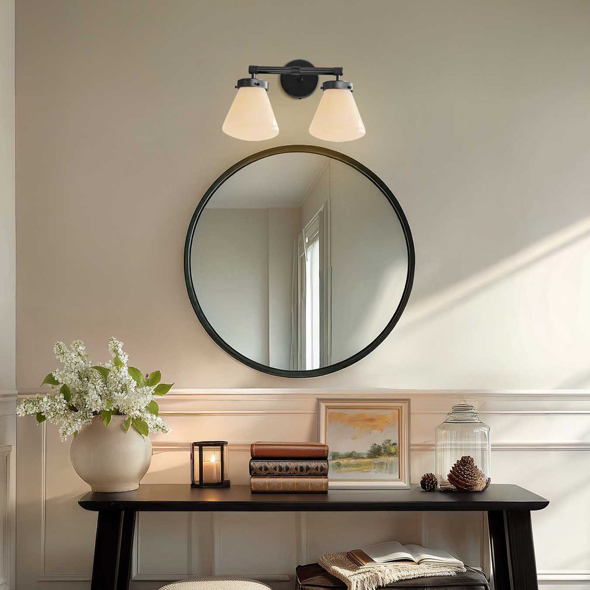 Dawn Dual-Arm Wall Sconce