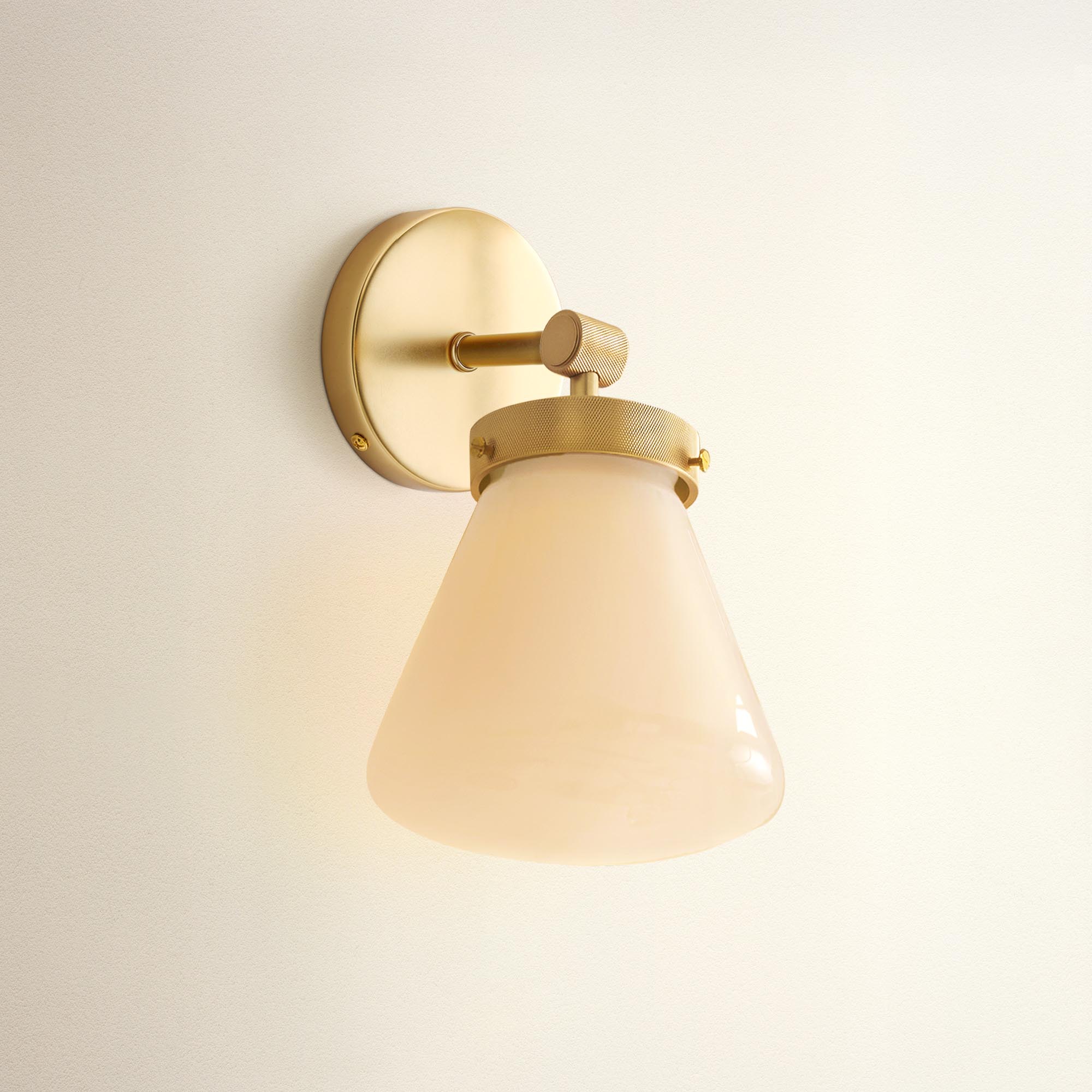 Plump Single-Arm Wall Sconce
