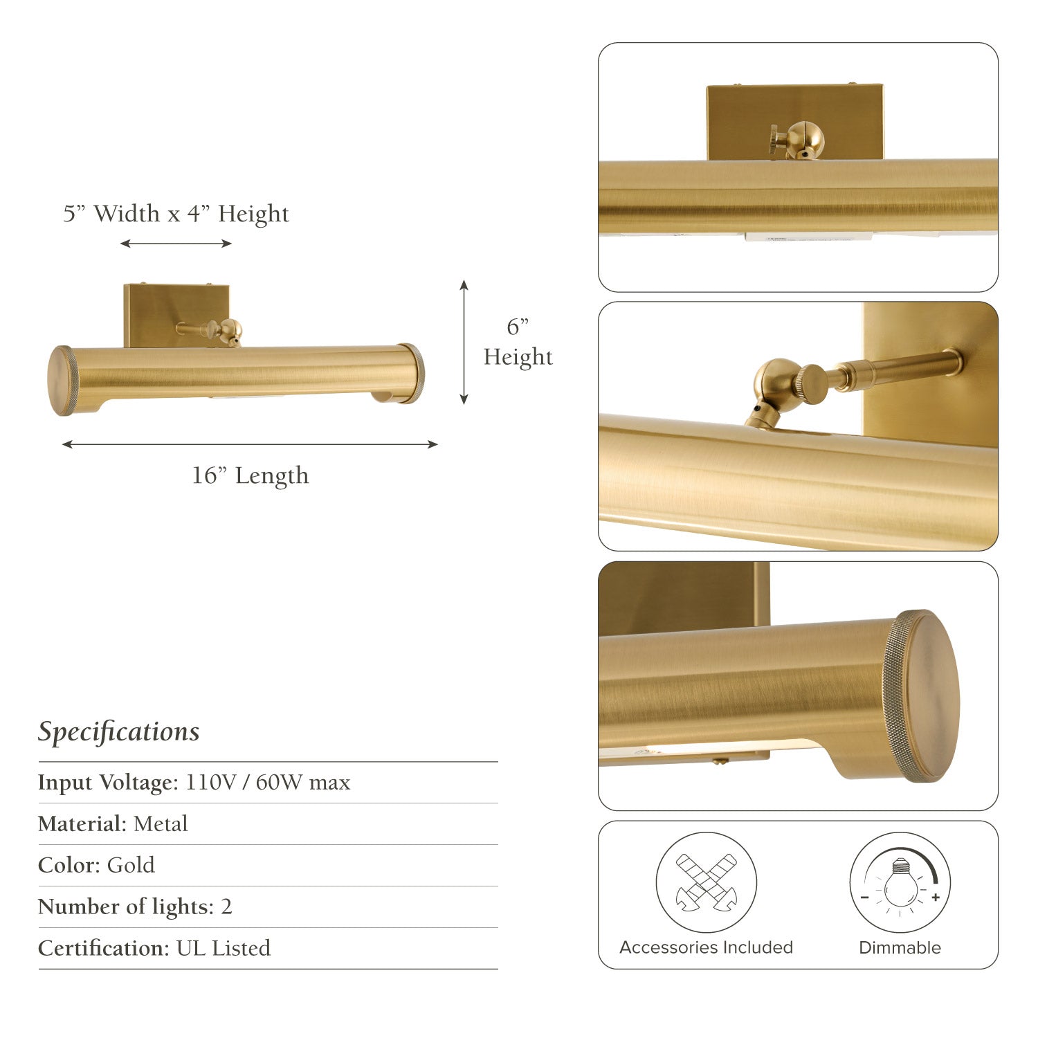 Rome Picture Light Sconce