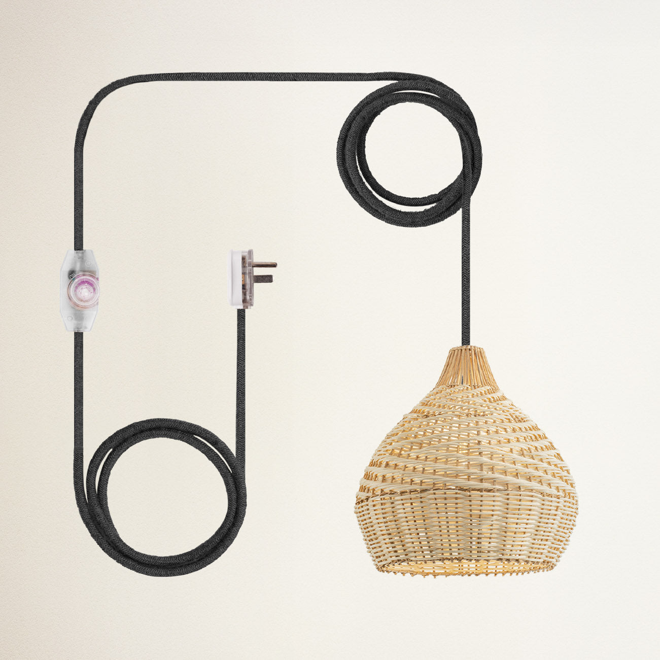 Grandeur Rattan Pendant Light