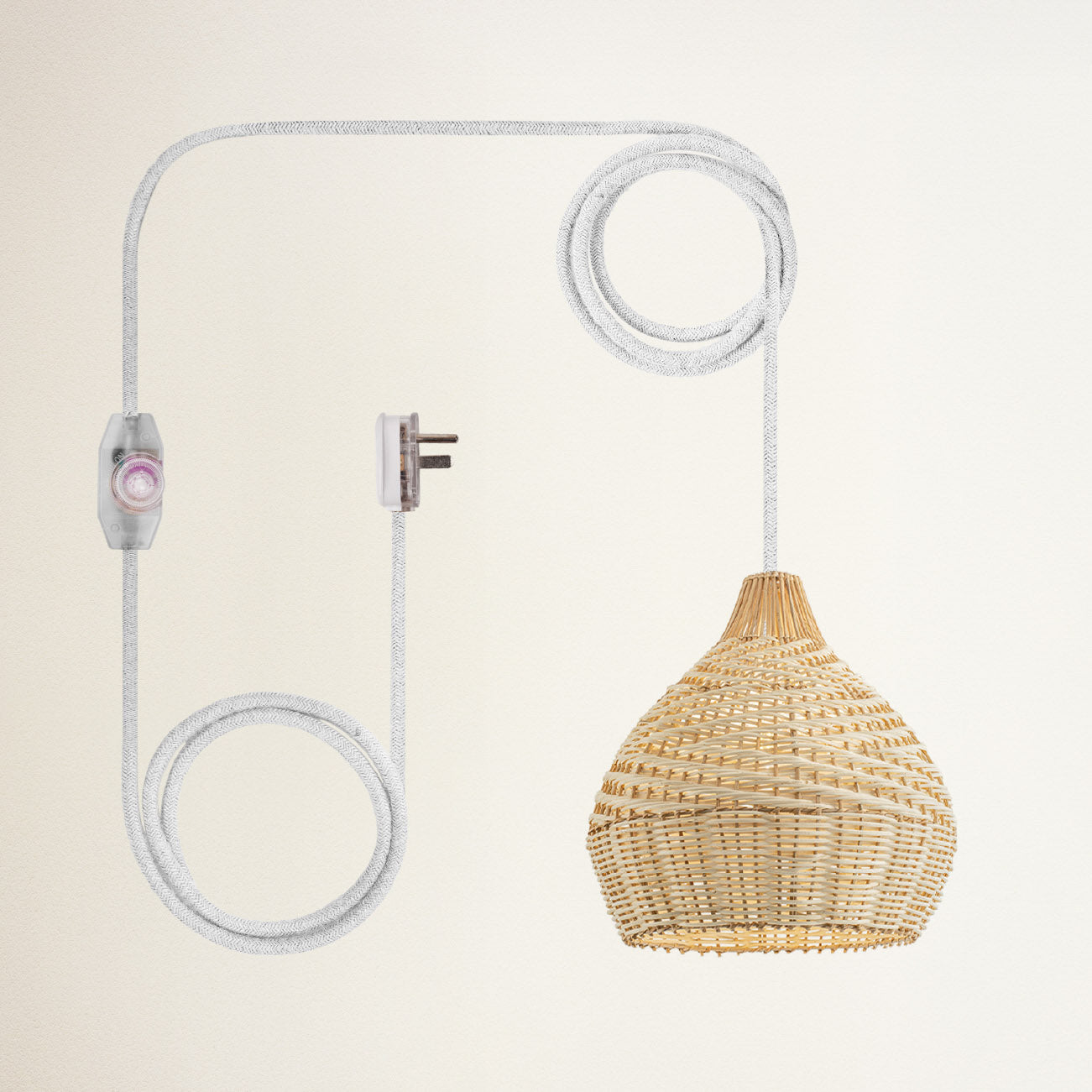 Grandeur Rattan Pendant Light