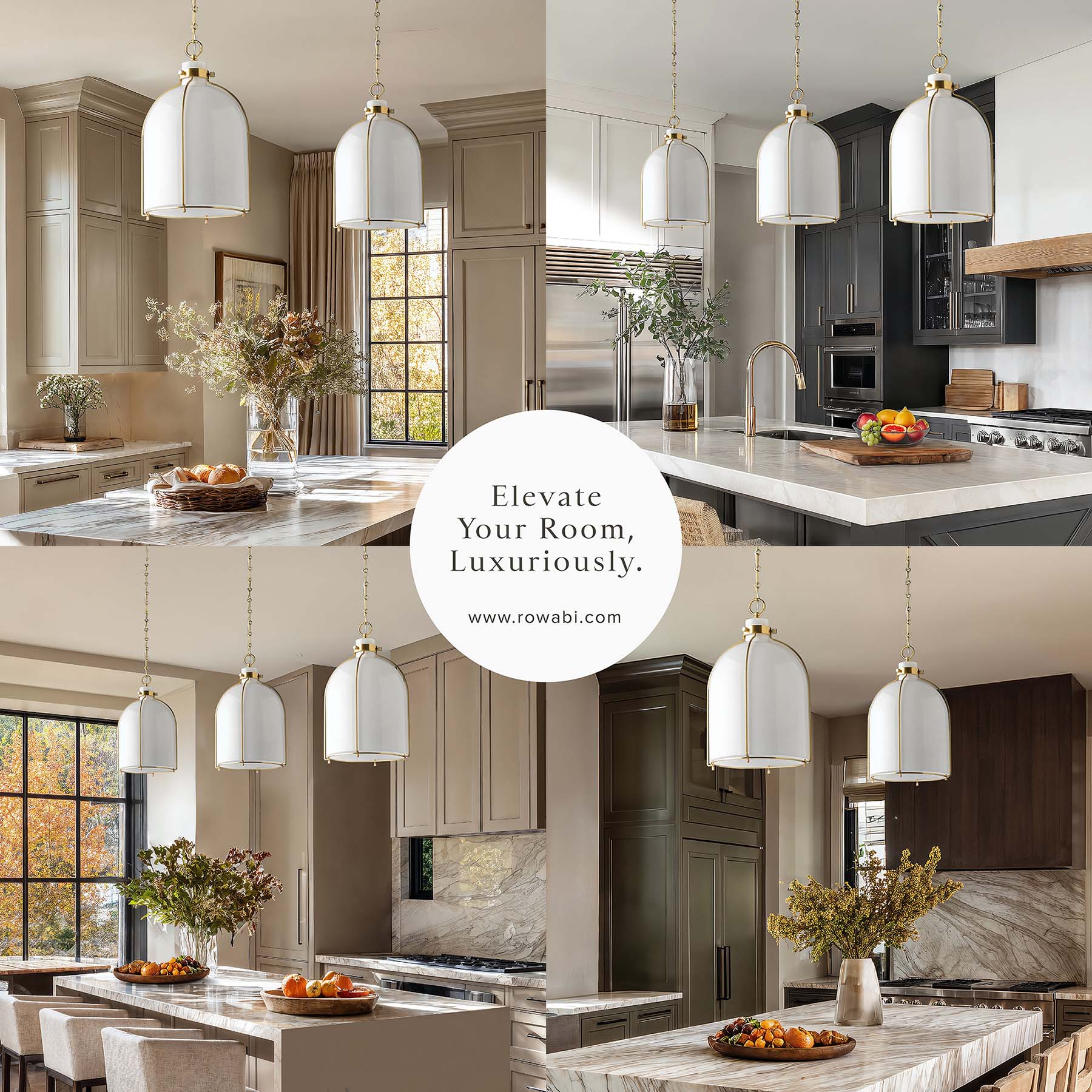 Nestia White Pendant Light