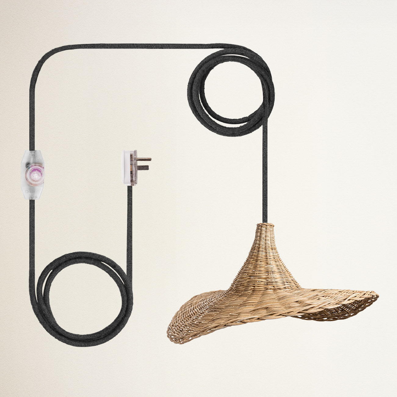 Zen Rattan Pendant Light