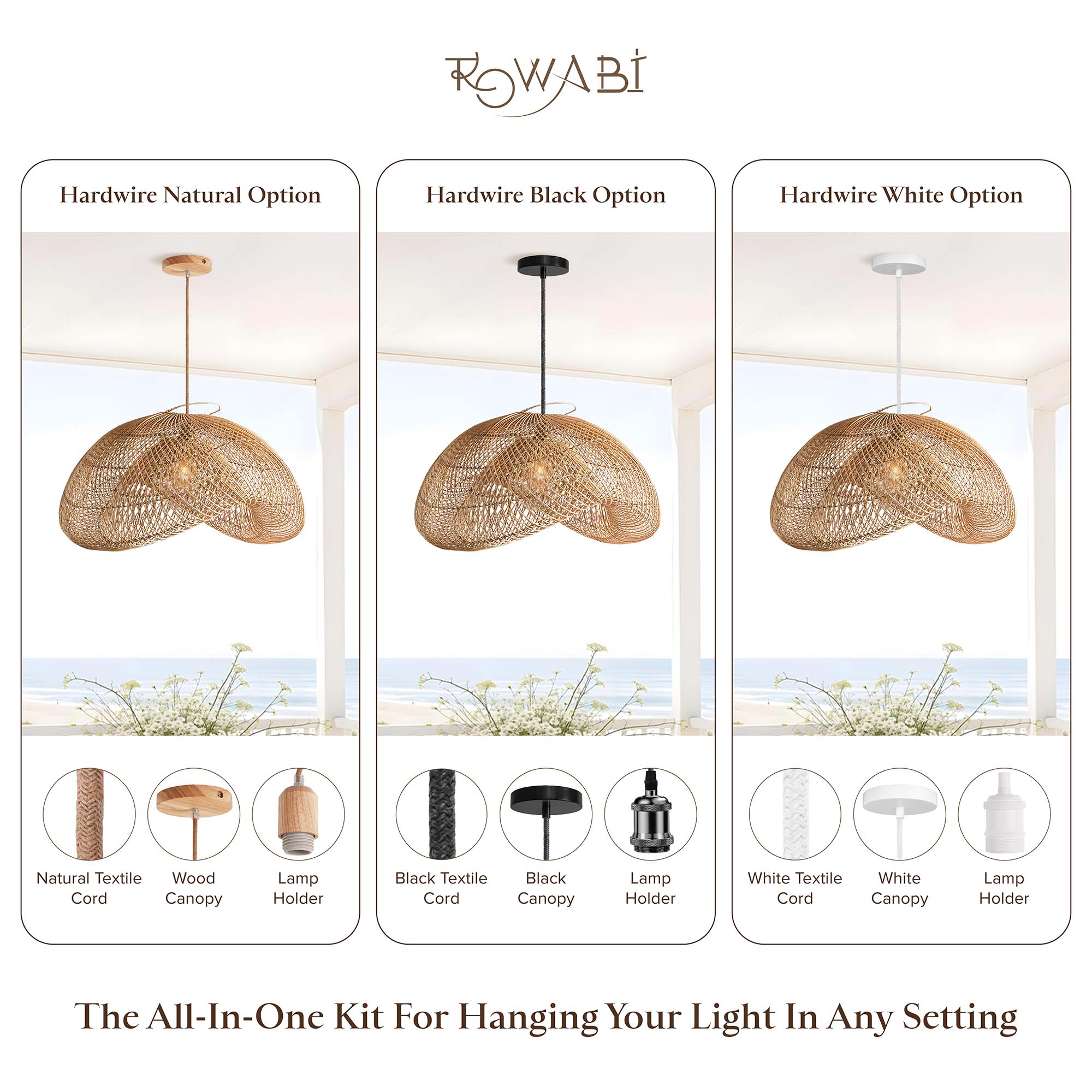 Outdoor Sepherina Rattan Pendant Light