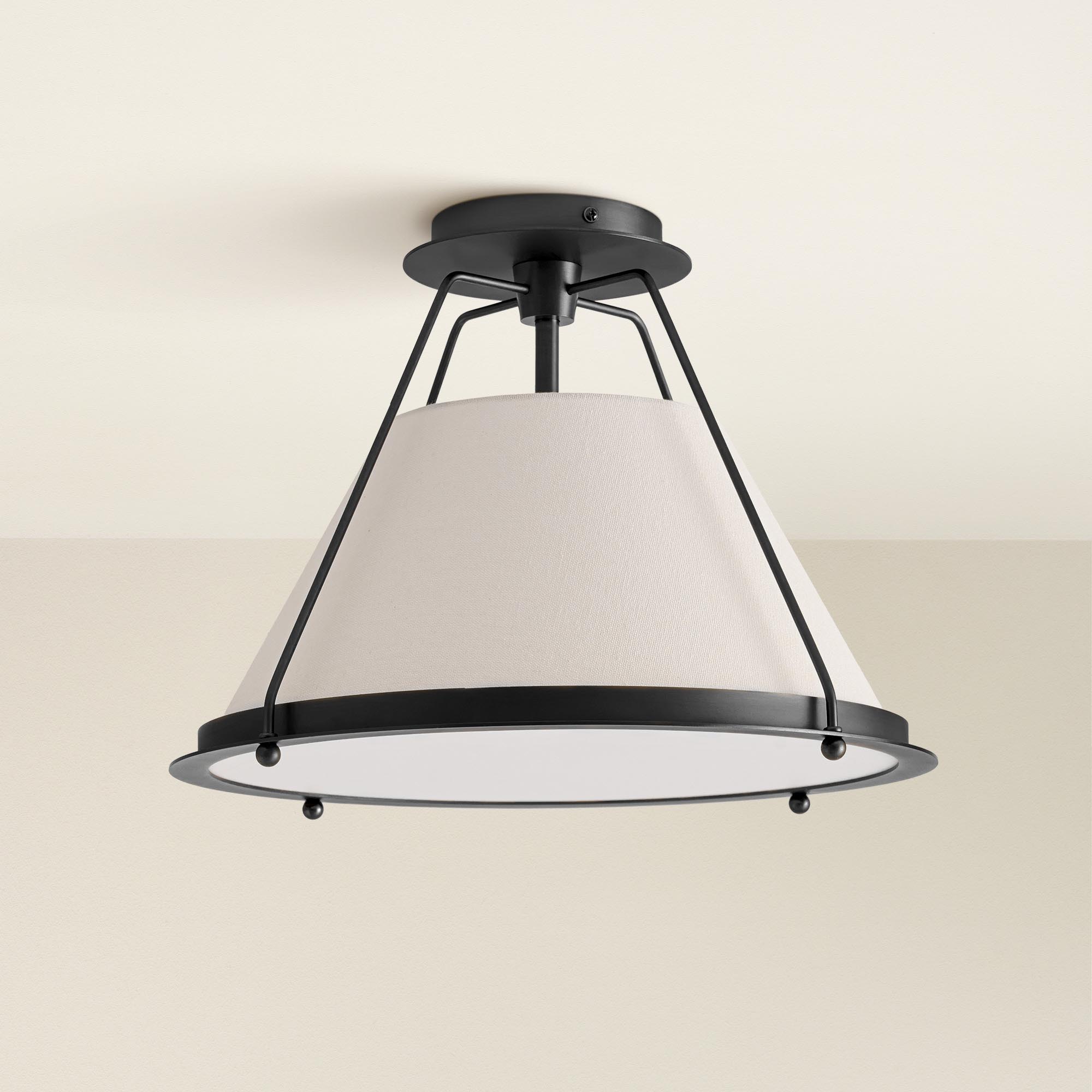 Solacer Black Flush Mount