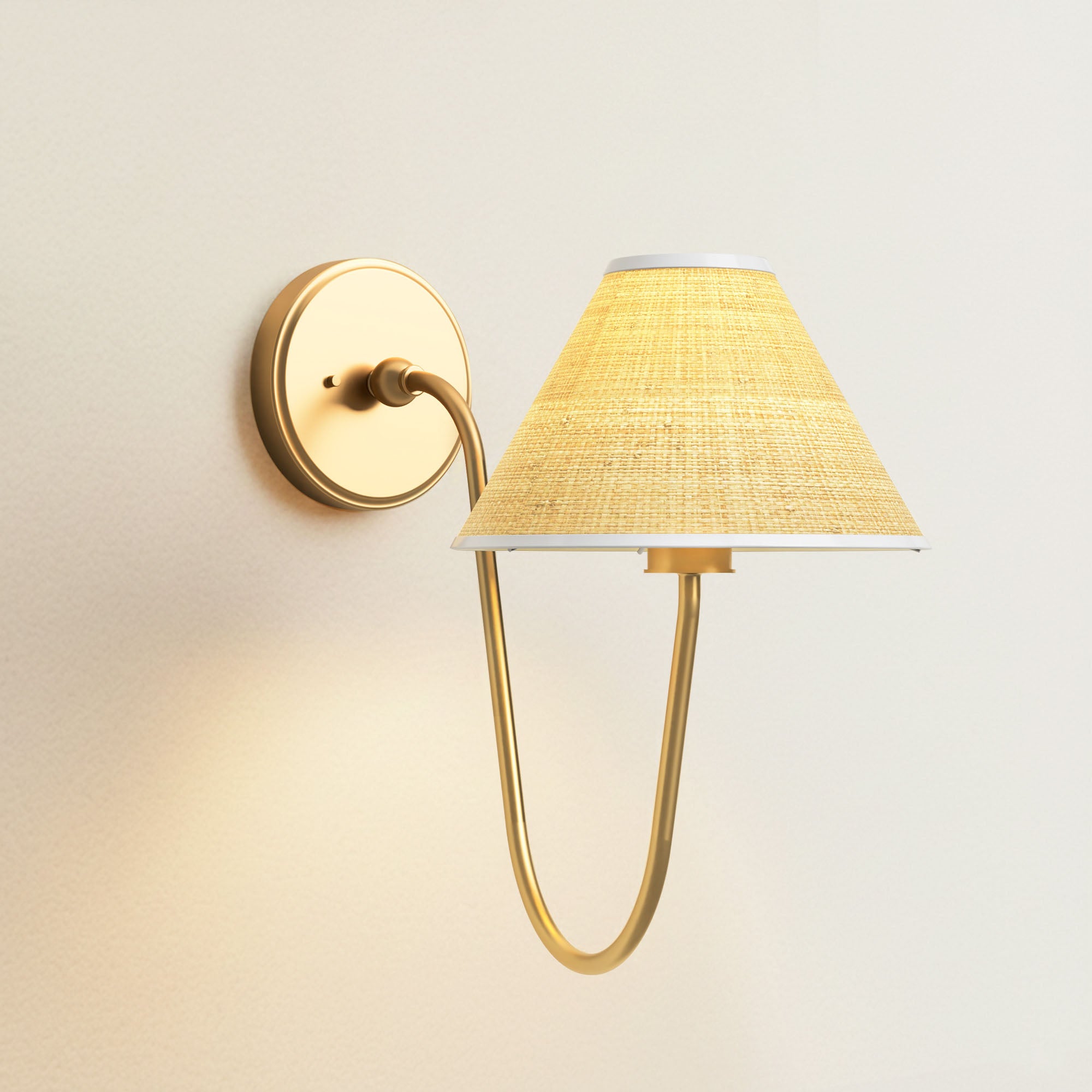 Rowabi Soleil Curve Arm Sconce
