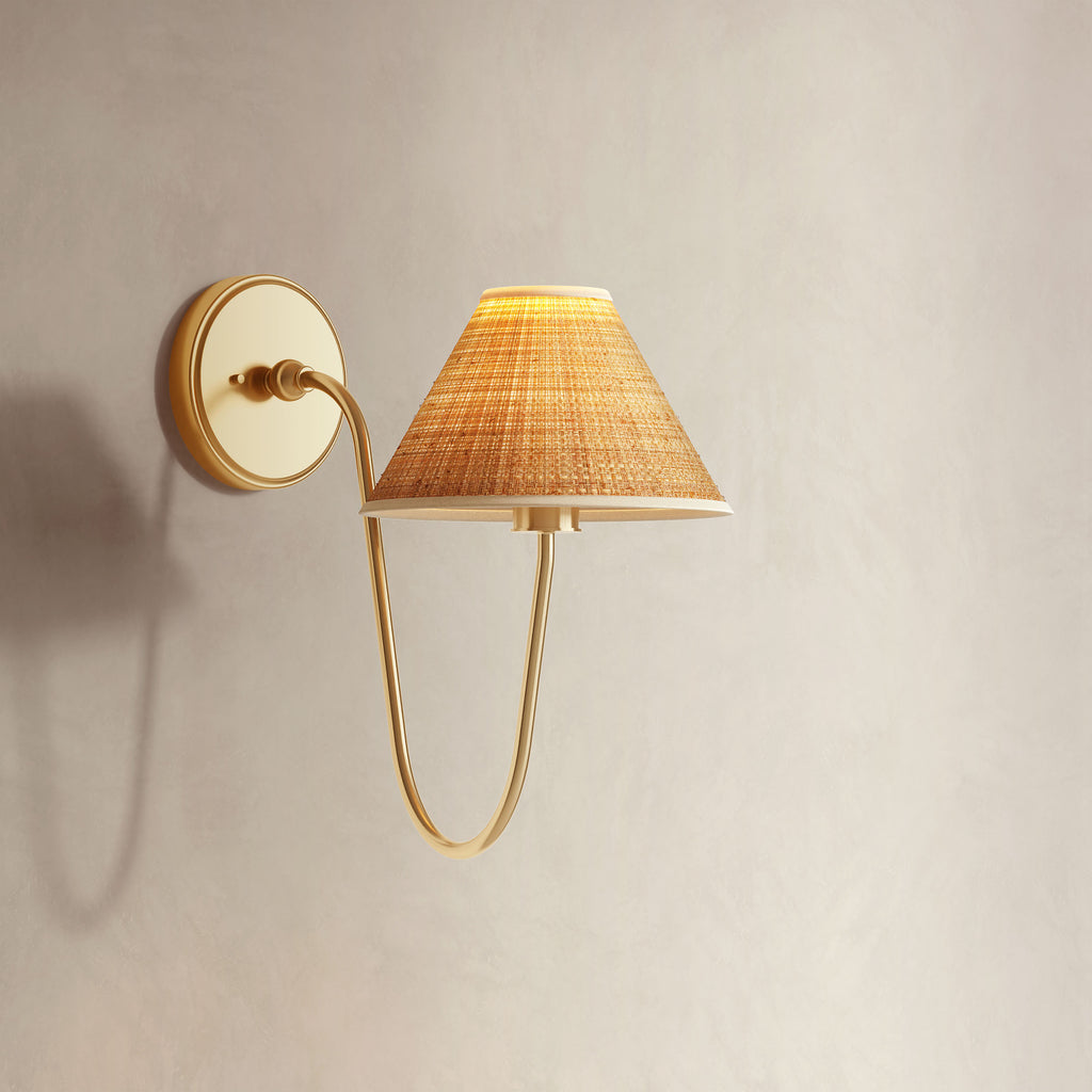 Rowabi Soleil Curve Arm Sconce