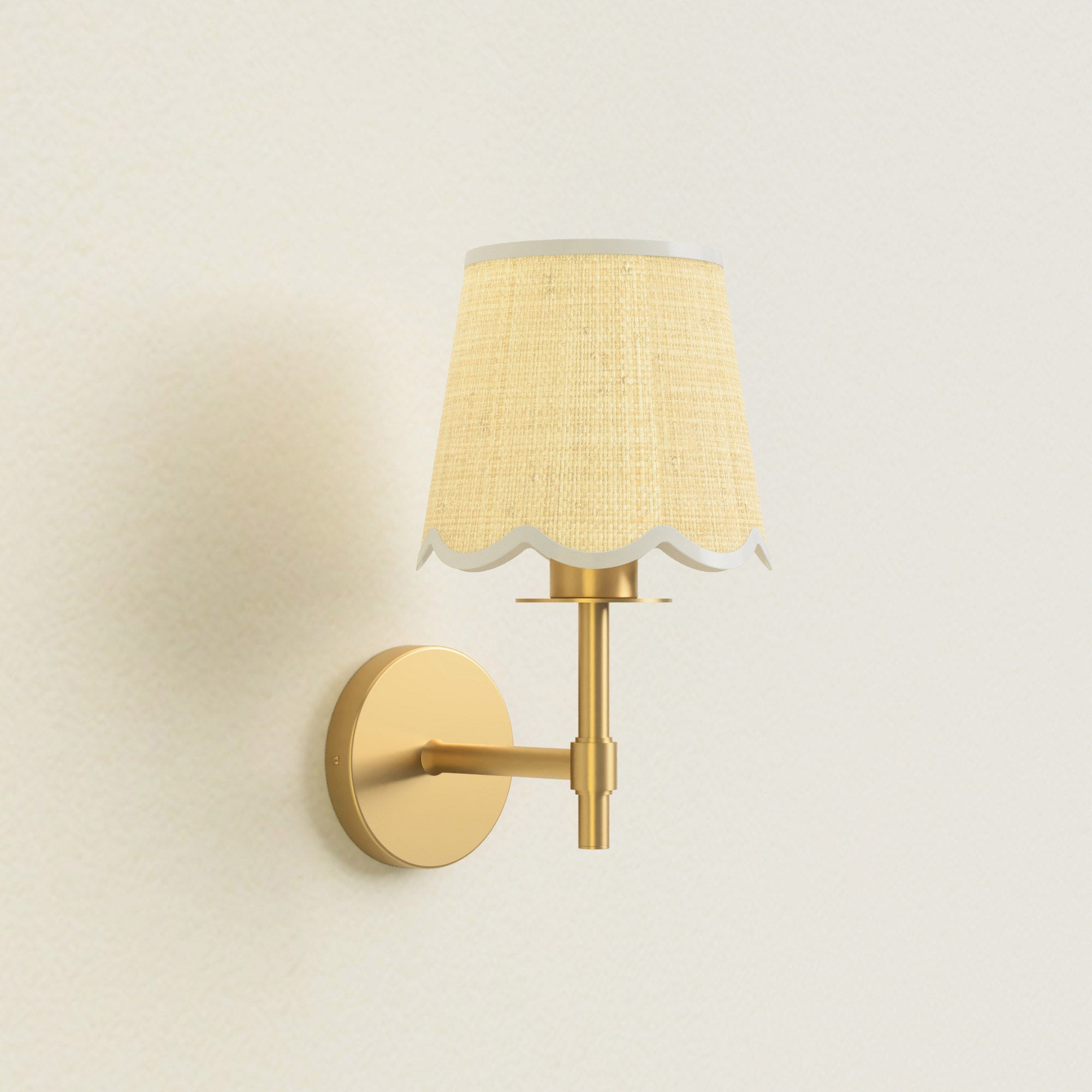 Rowabi Solenne Clamp Curve Arm Sconce