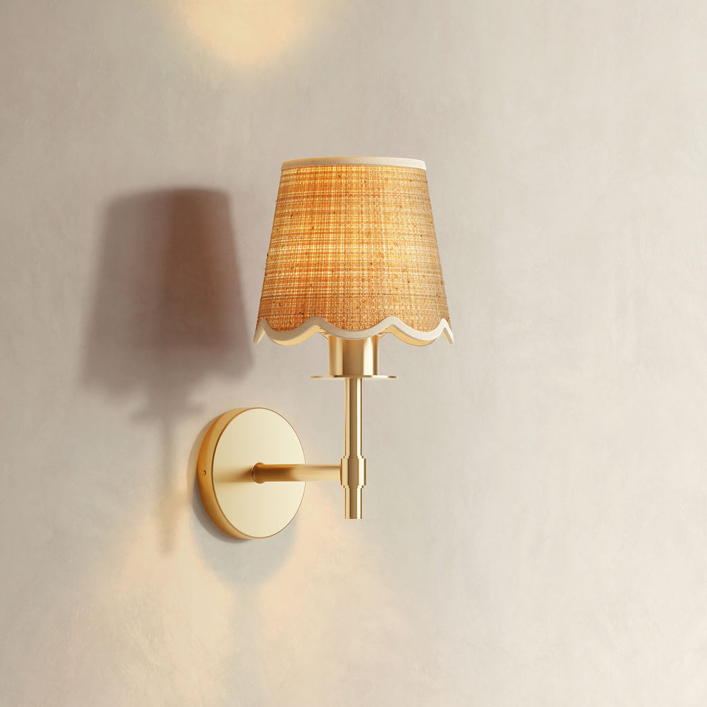 Solenne Clamp Curve Arm Sconce