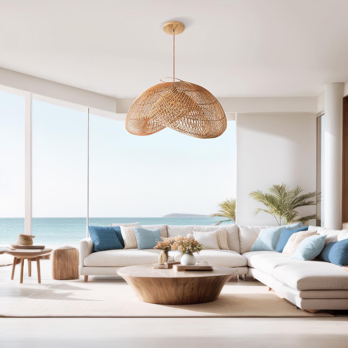 summer coastal living room modern organic
