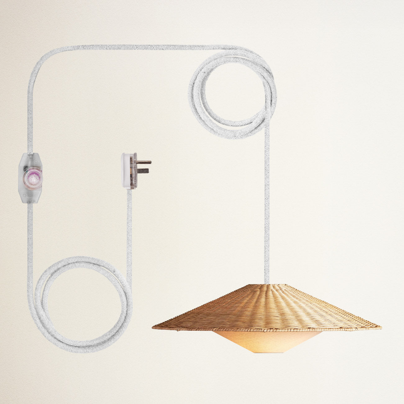 Sunny Rattan Pendant Light