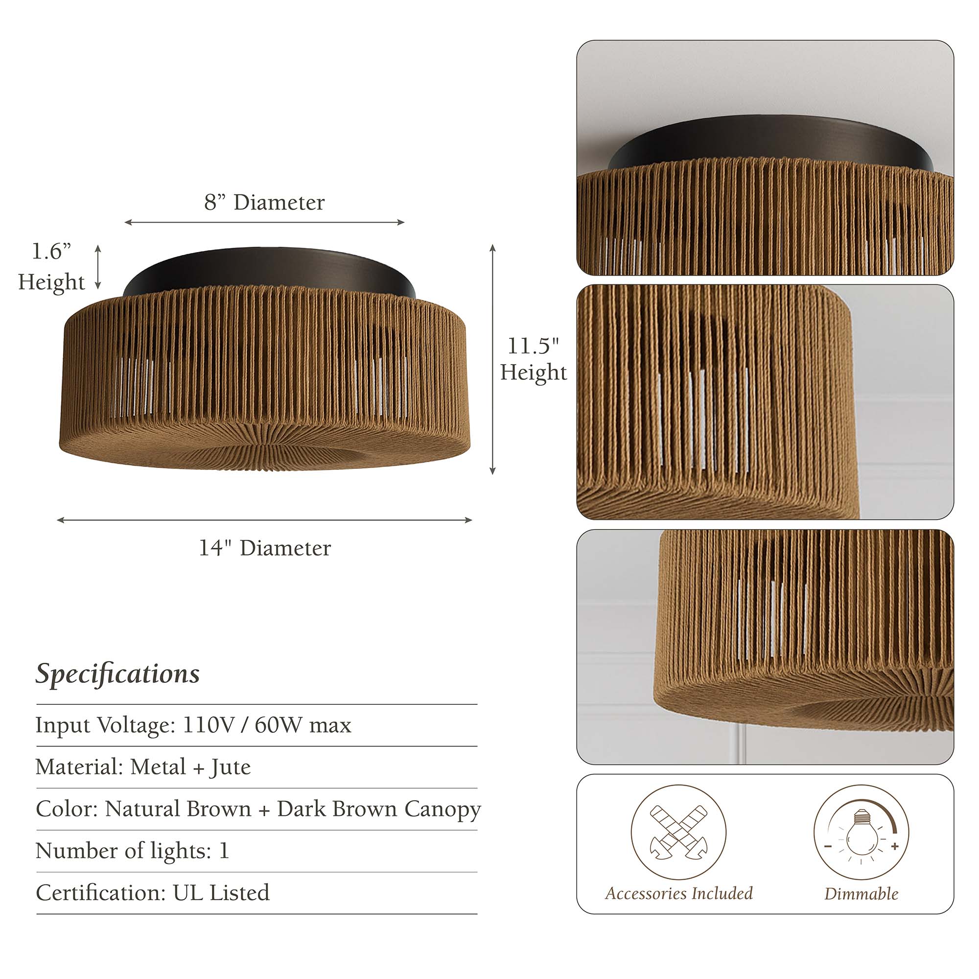 Vela Flush Mount