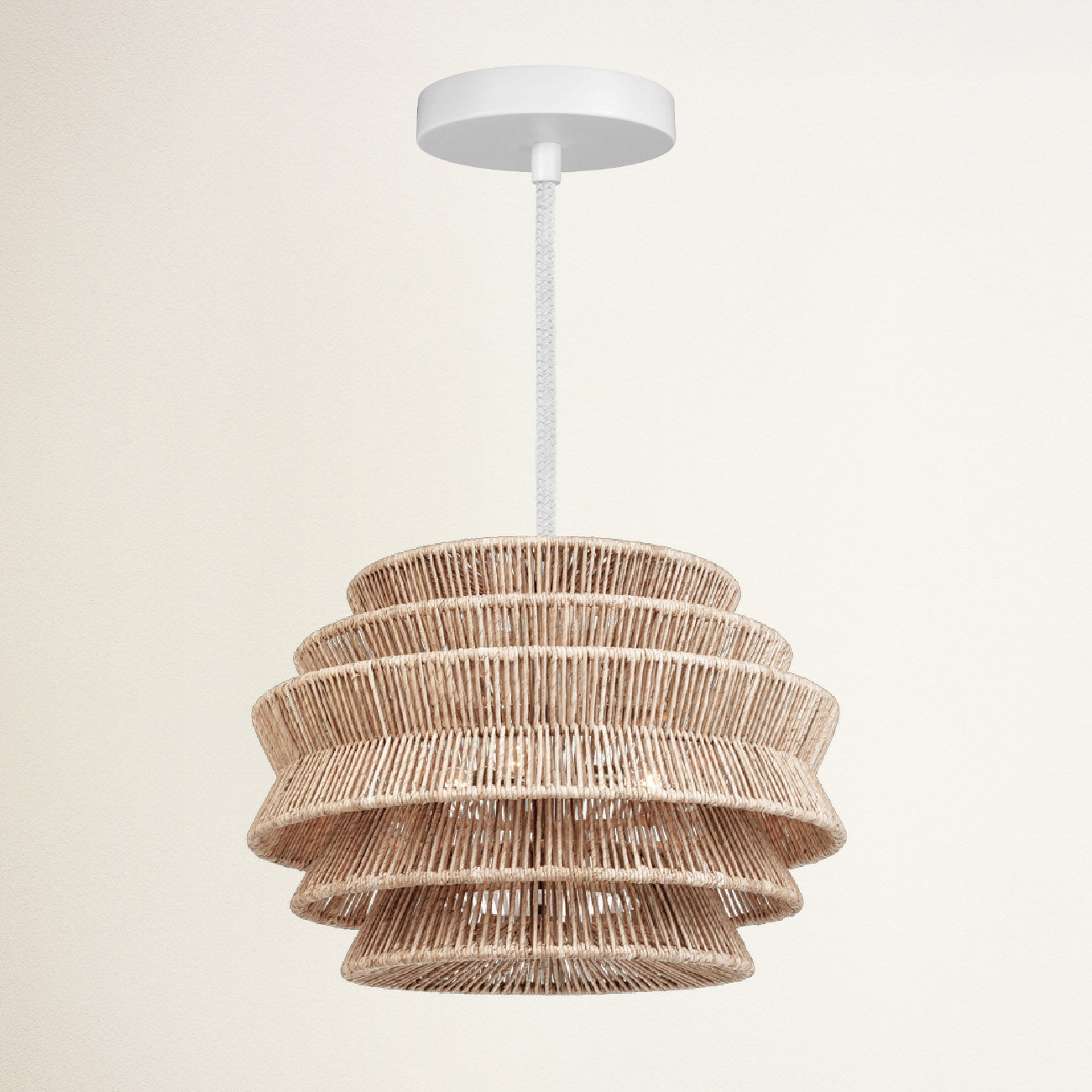 Veronica Rattan Pendant Light