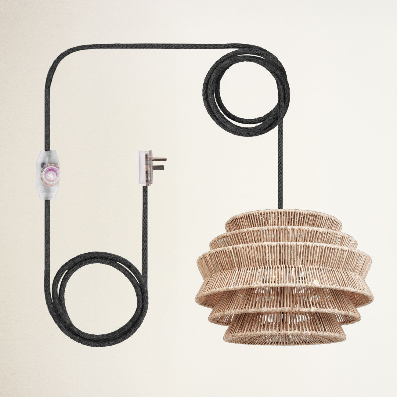 Veronica Rattan Pendant Light