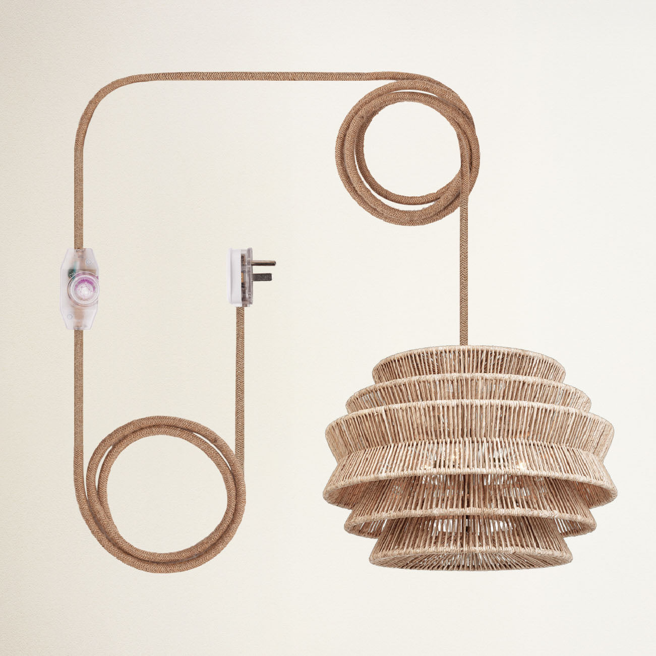 Veronica Rattan Pendant Light