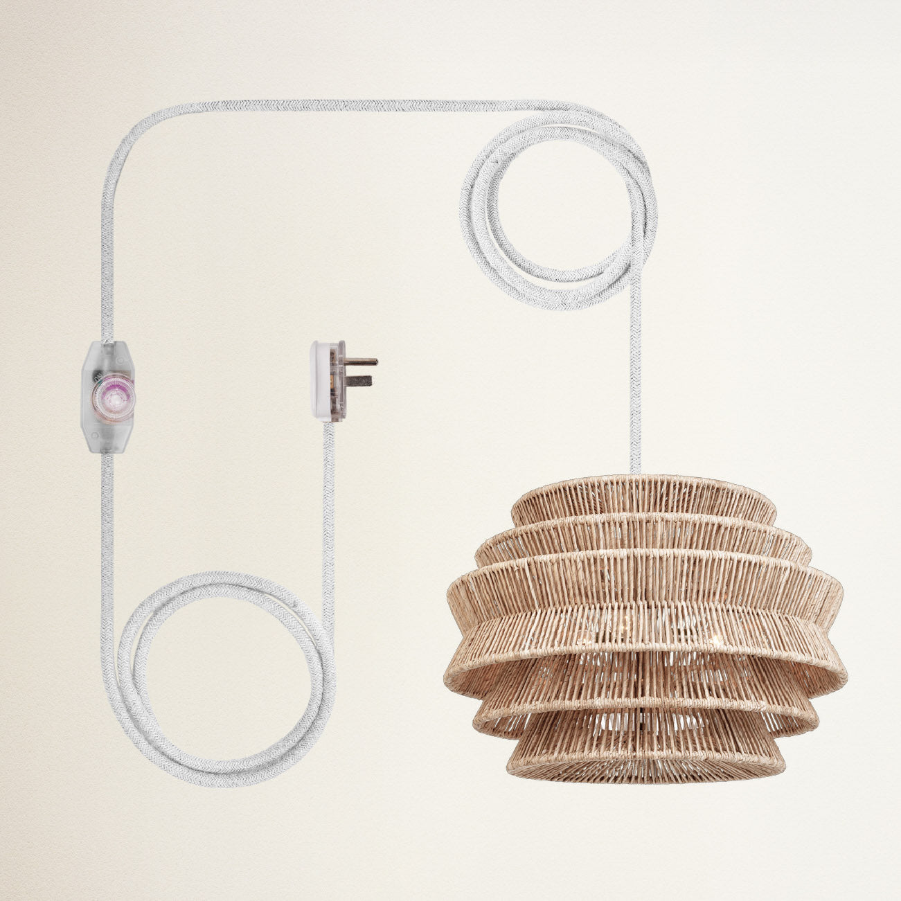 Veronica Rattan Pendant Light