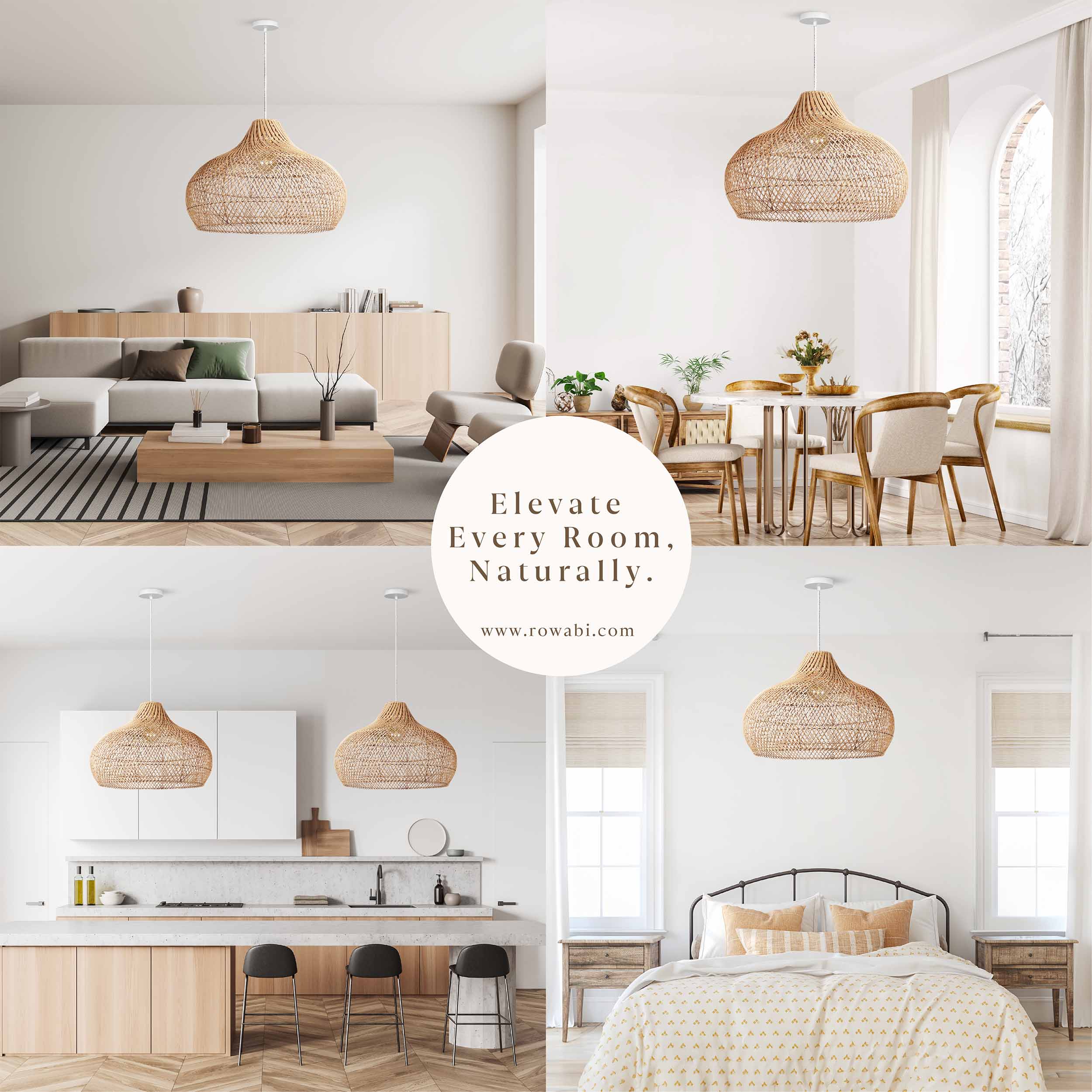 White Hardwire Hanging Pendant Light Kit