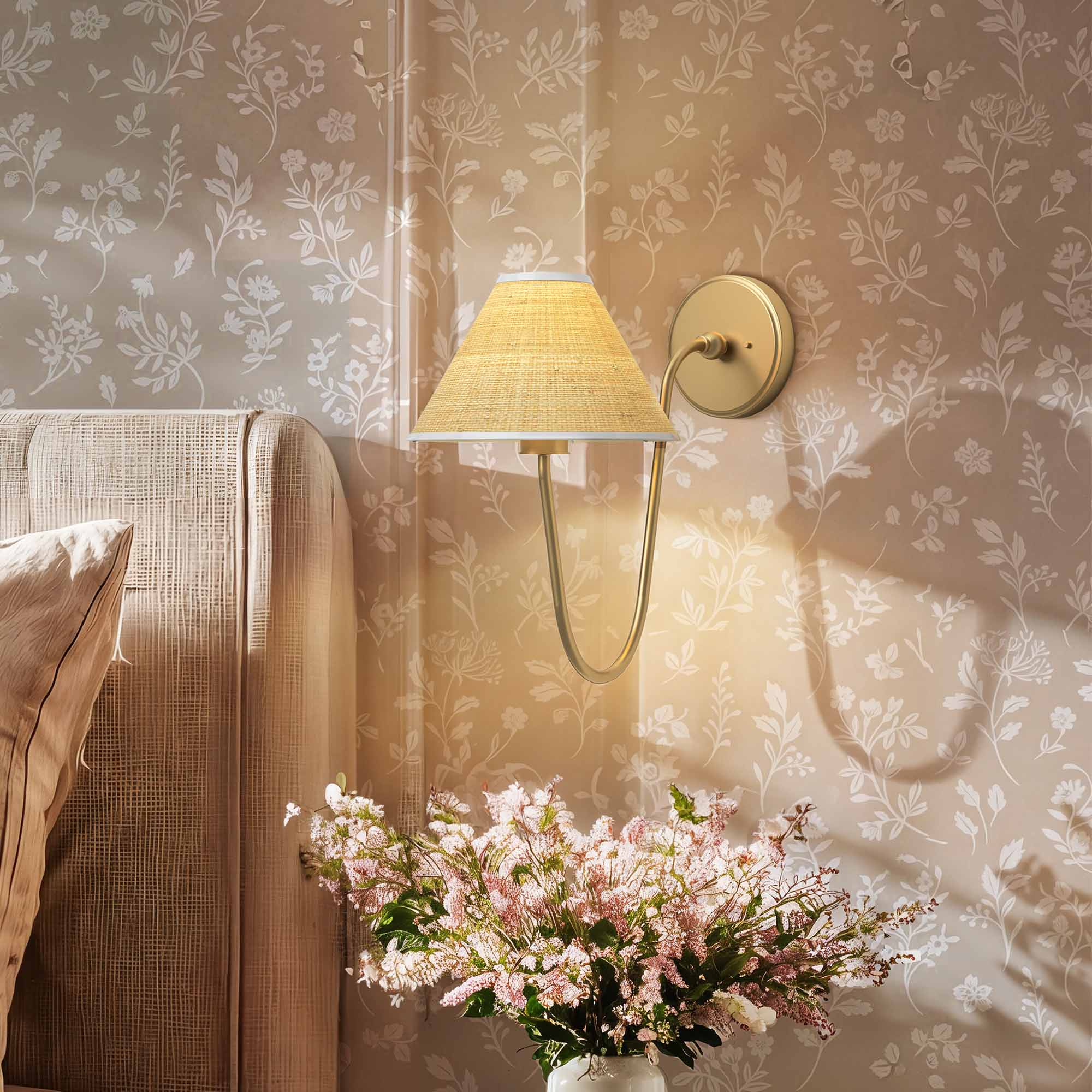 Rowabi Soleil Curve Arm Sconce